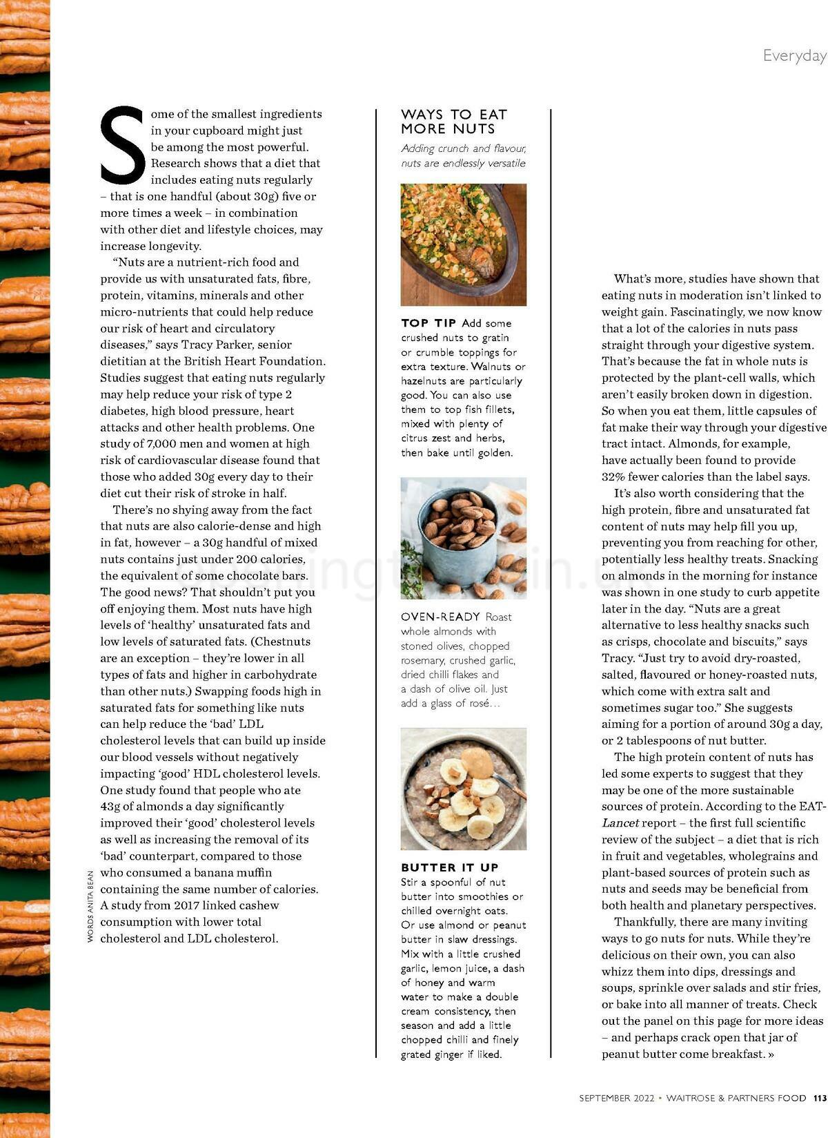 Waitrose Food Magazine September Offers from 1 September