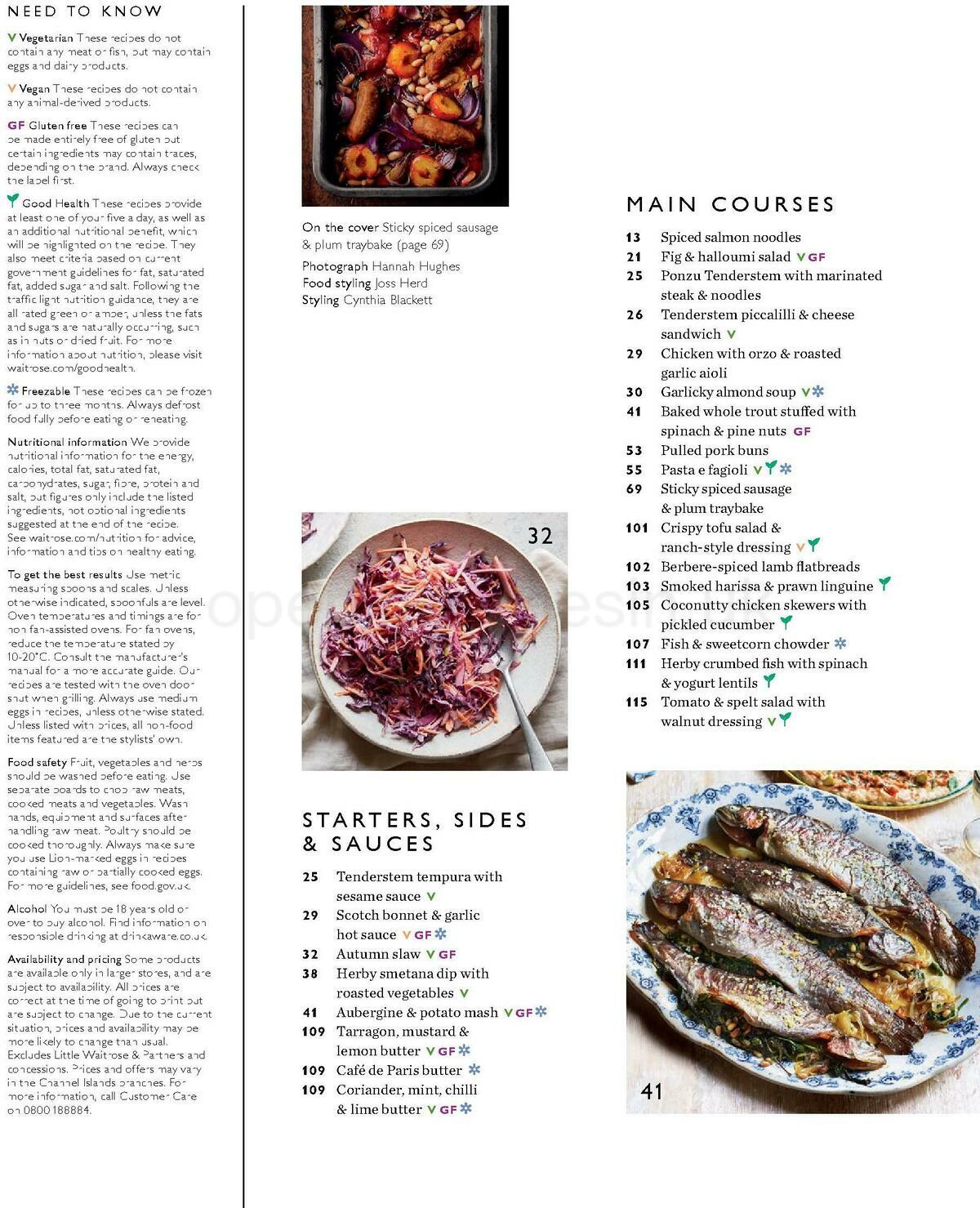 Waitrose Food Magazine September Offers from 1 September