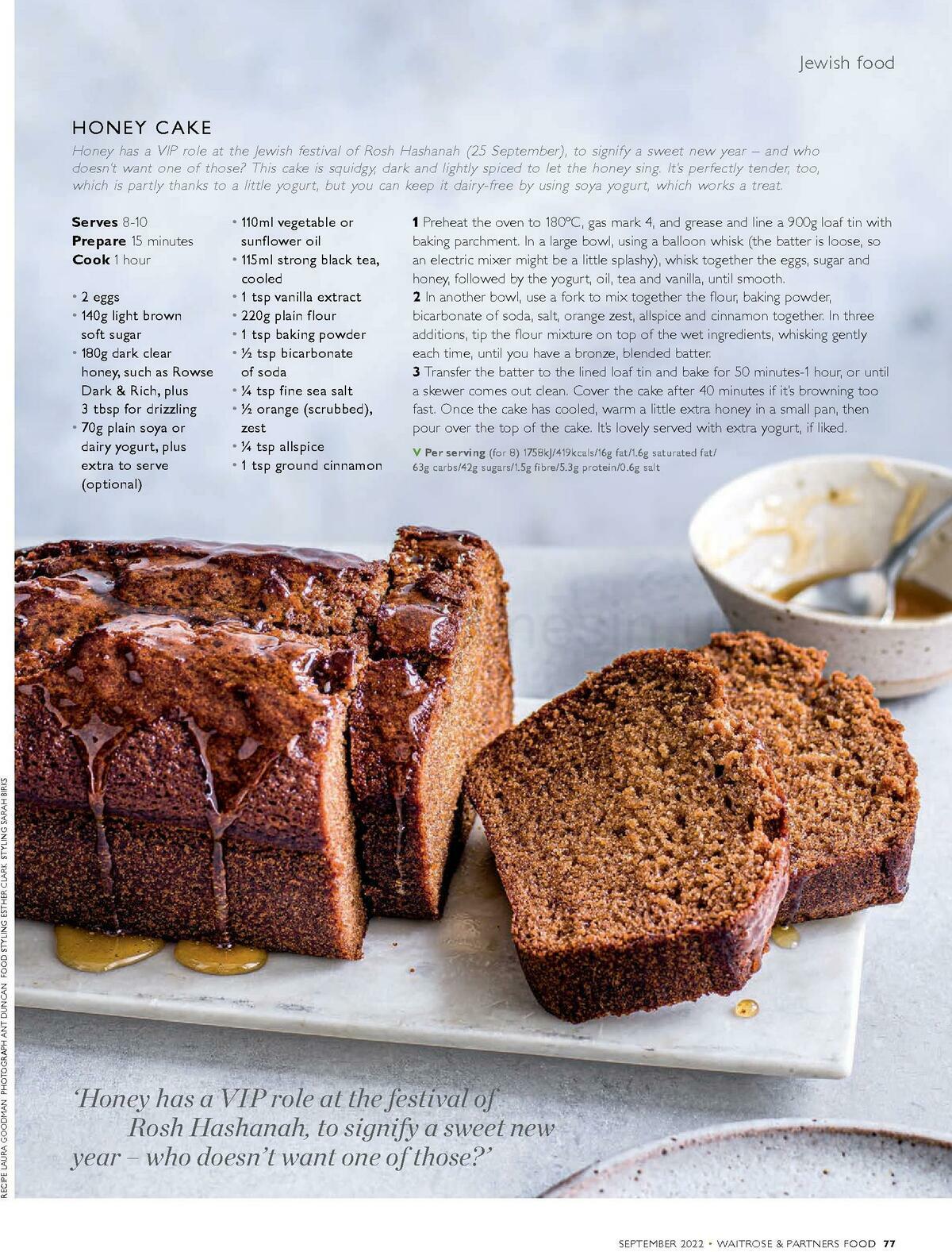 Waitrose Food Magazine September Offers from 1 September