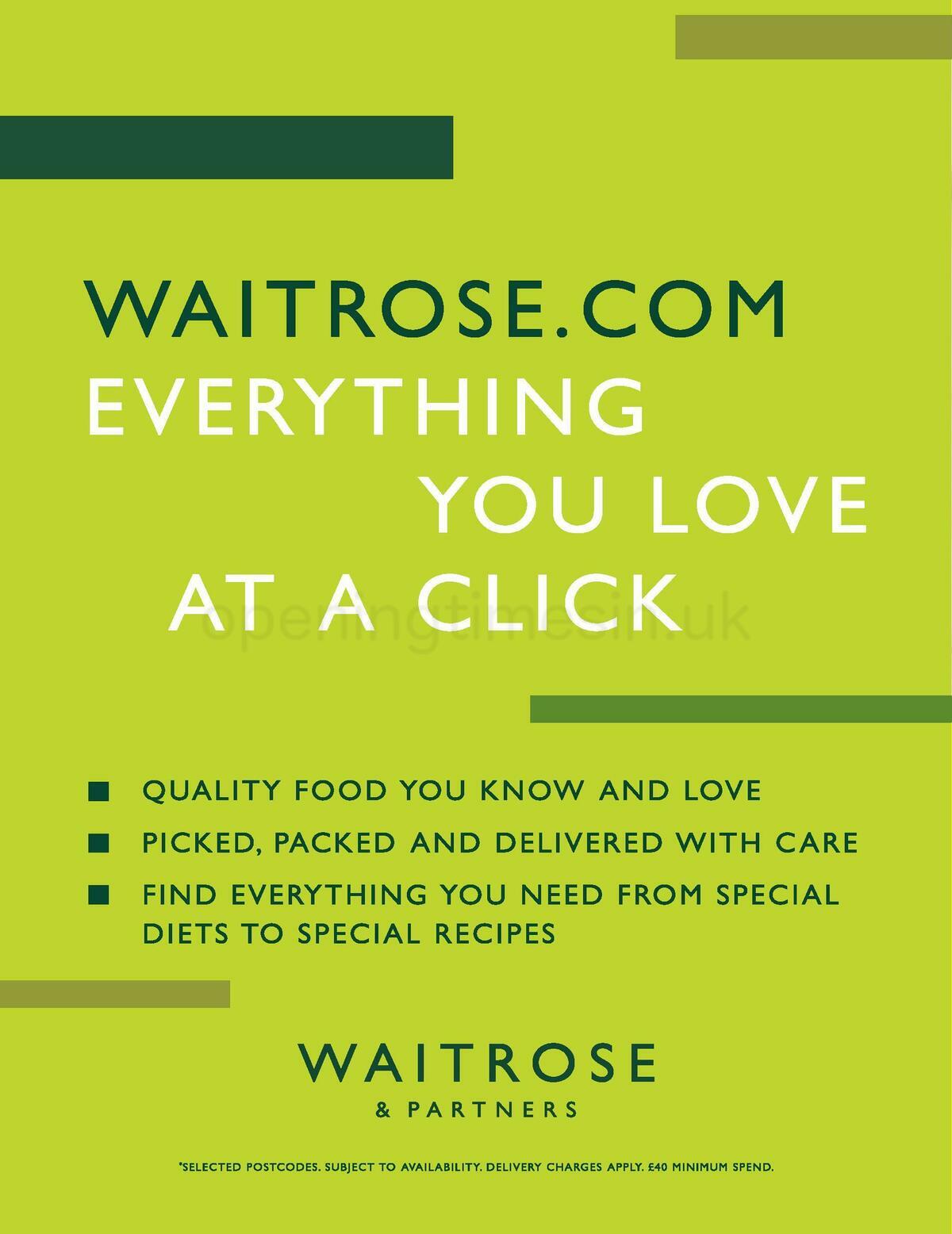 Waitrose Food Magazine September Offers from 1 September