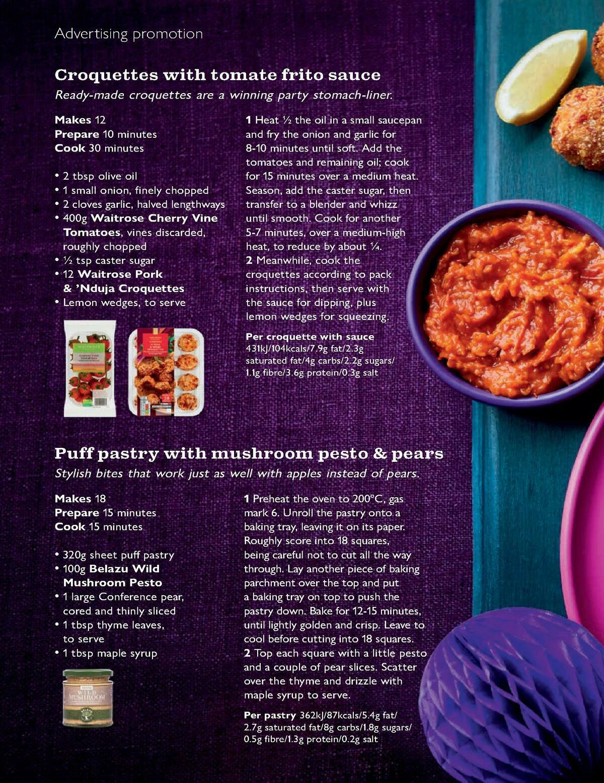 Waitrose Food Magazine December Offers from 1 December