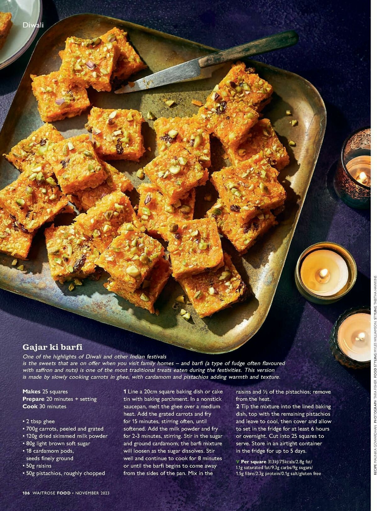 Waitrose Food Magazine November Offers from 1 November