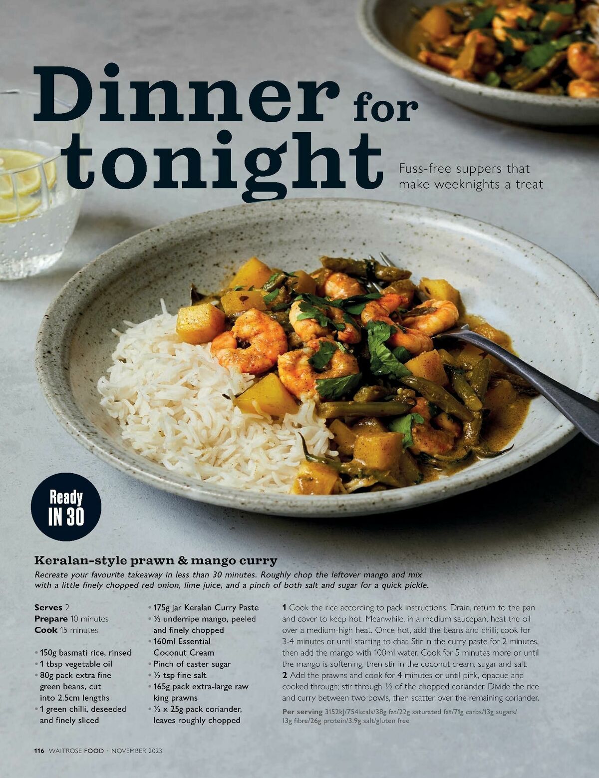 Waitrose Food Magazine November Offers from 1 November