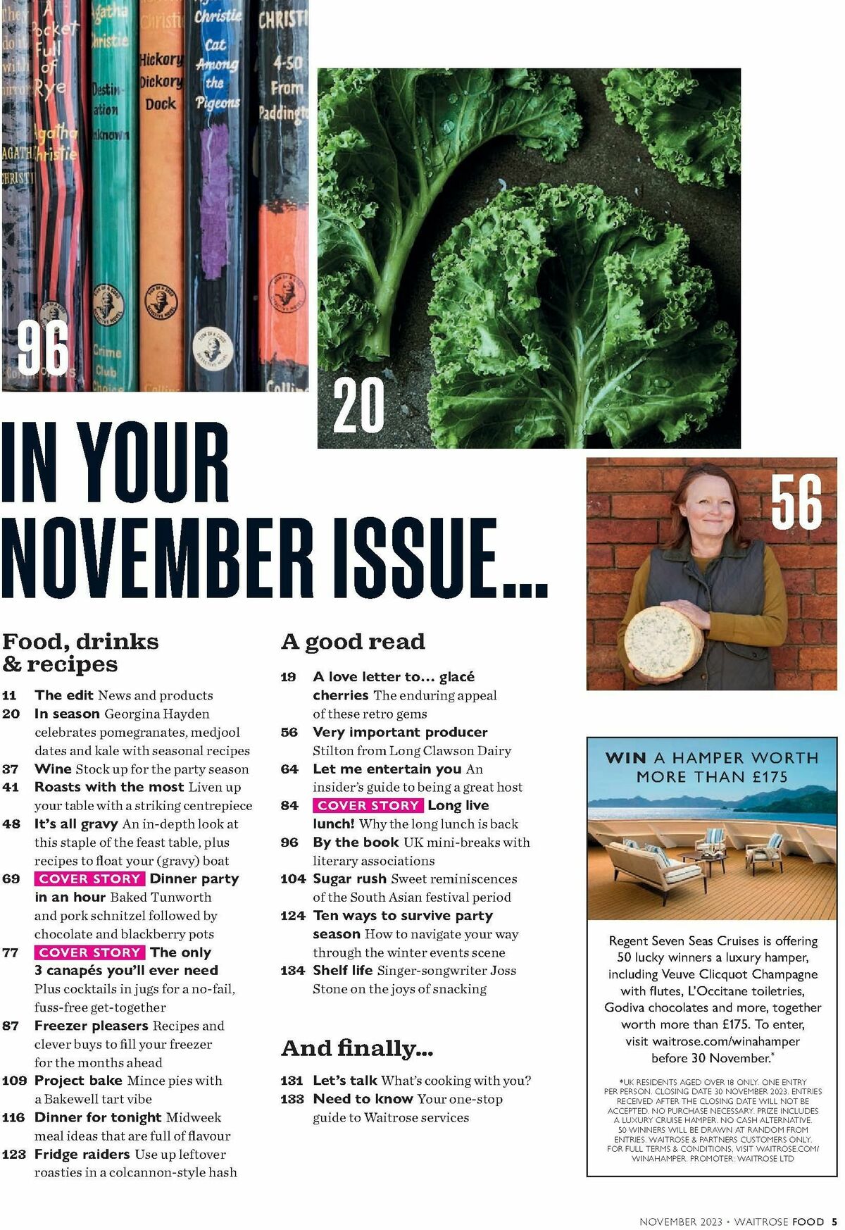 Waitrose Food Magazine November Offers from 1 November