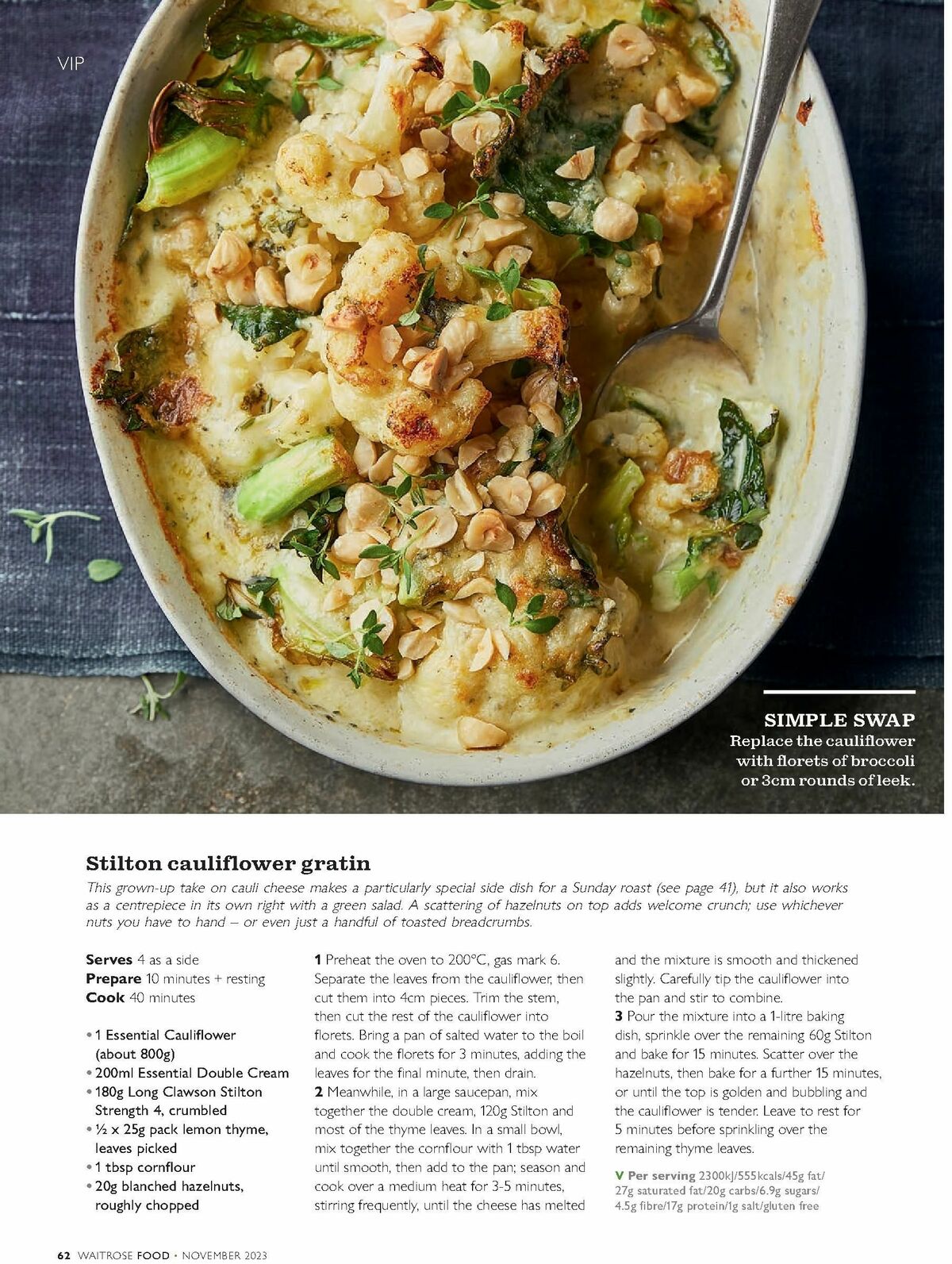 Waitrose Food Magazine November Offers from 1 November