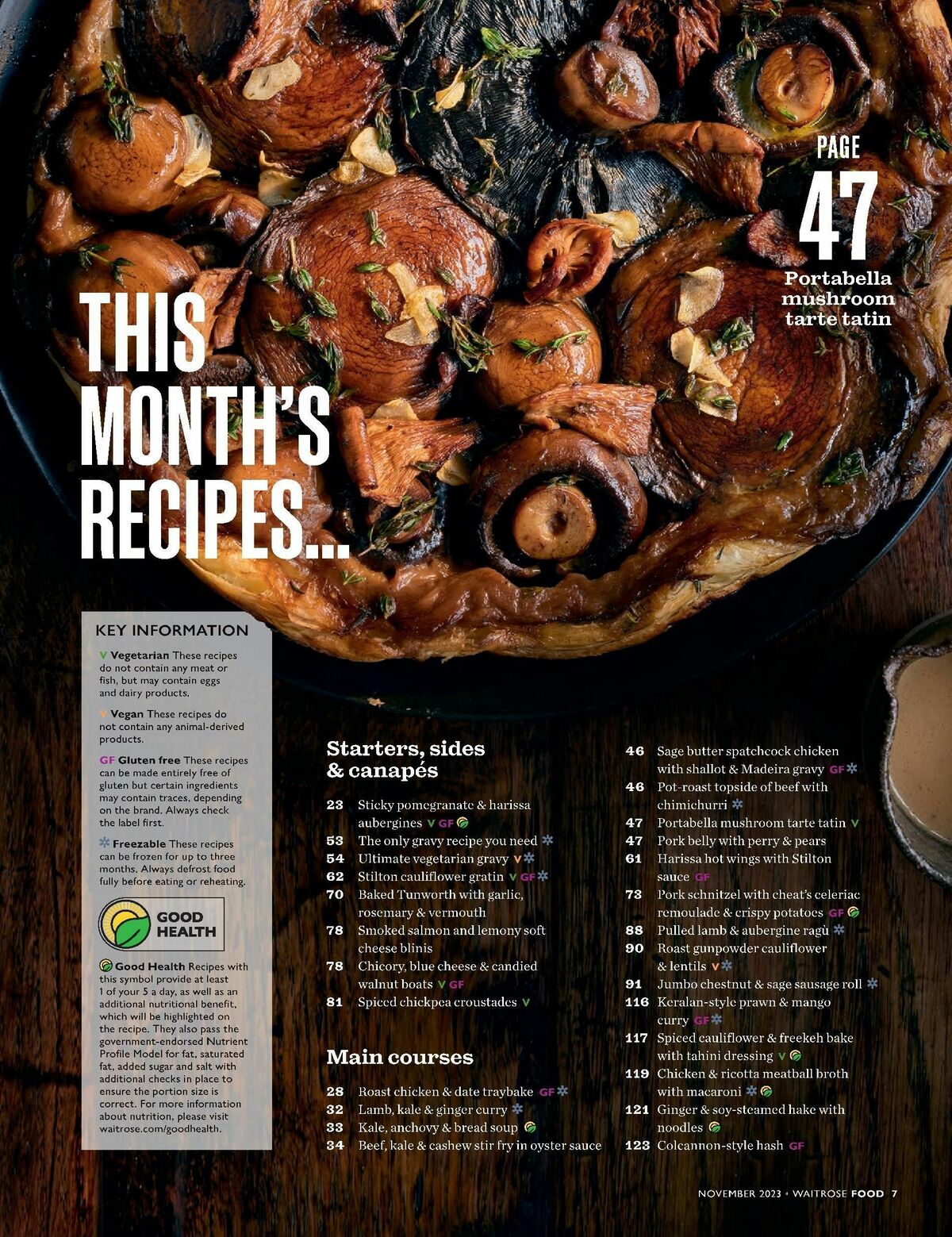 Waitrose Food Magazine November Offers from 1 November