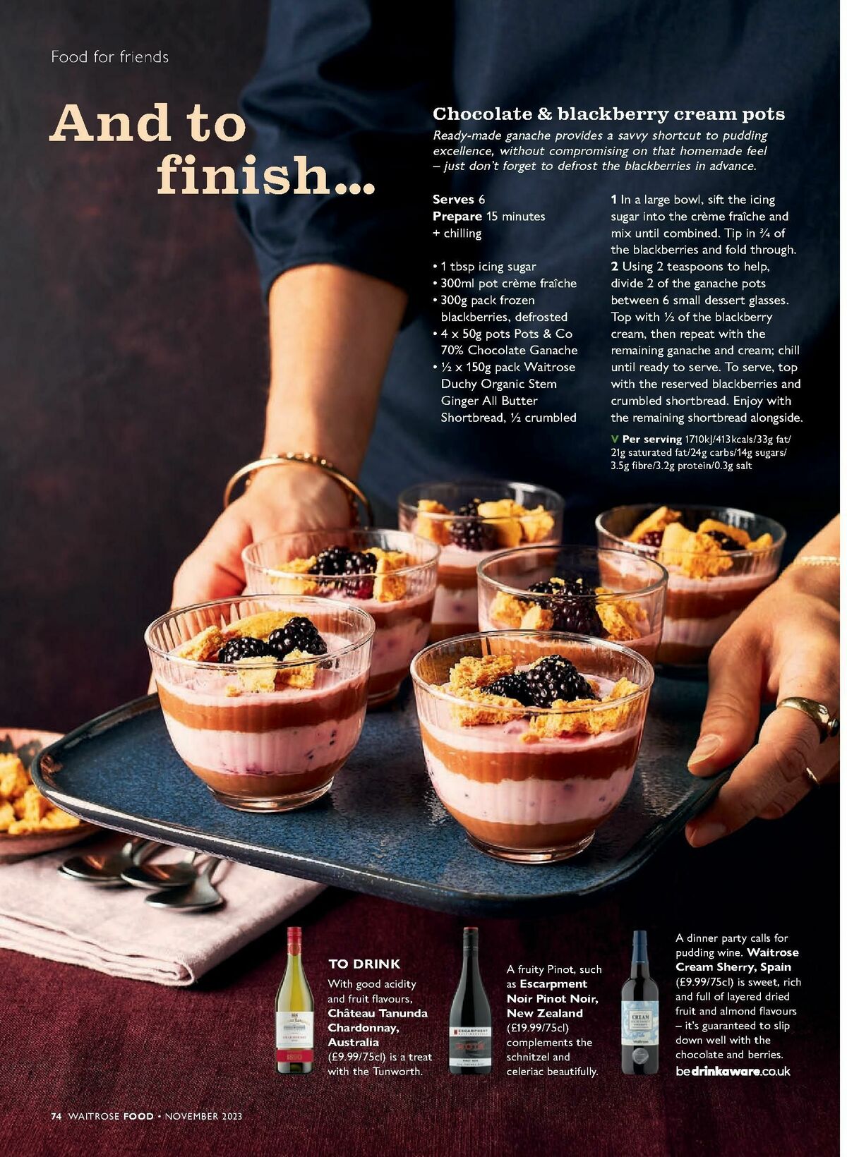 Waitrose Food Magazine November Offers from 1 November