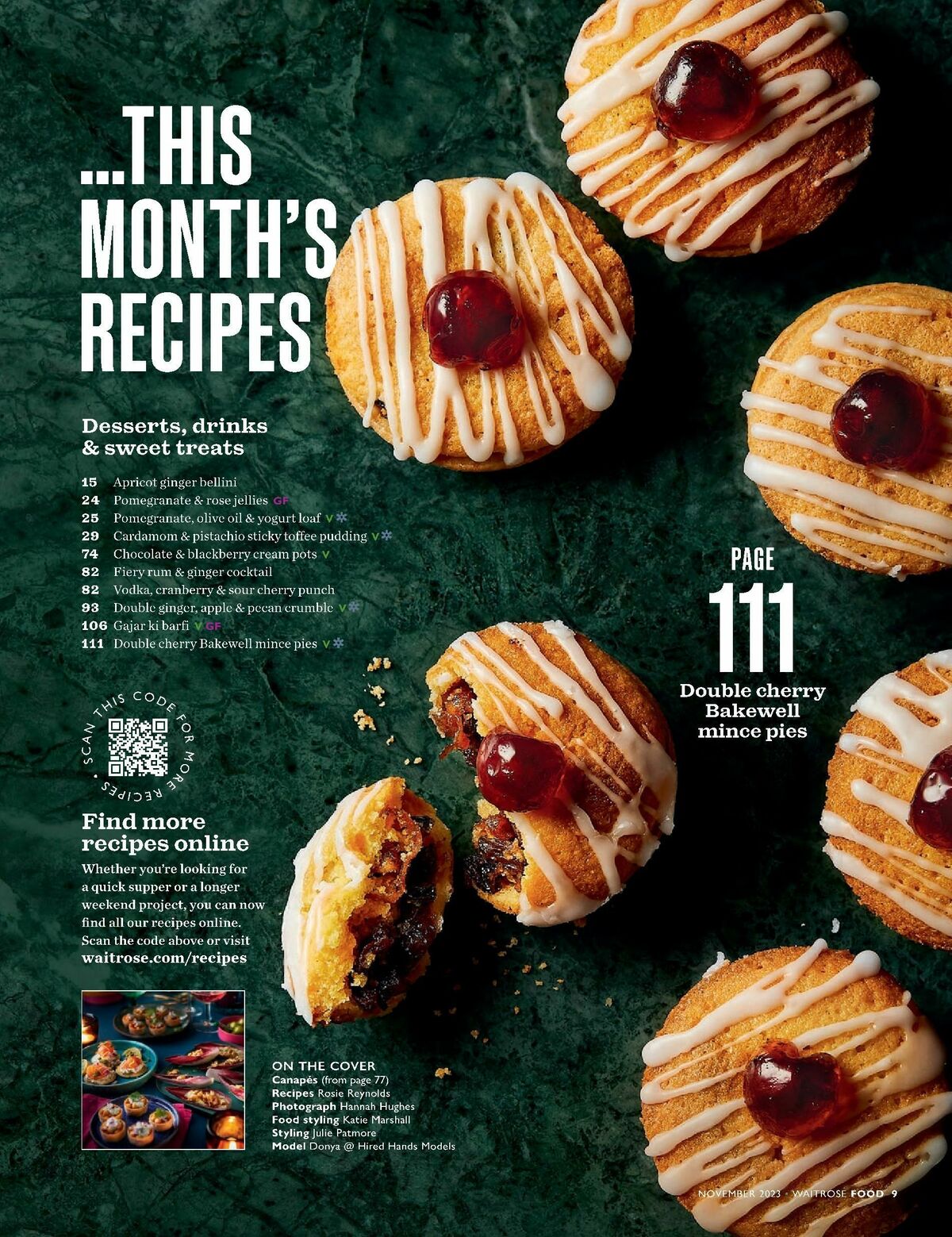 Waitrose Food Magazine November Offers from 1 November