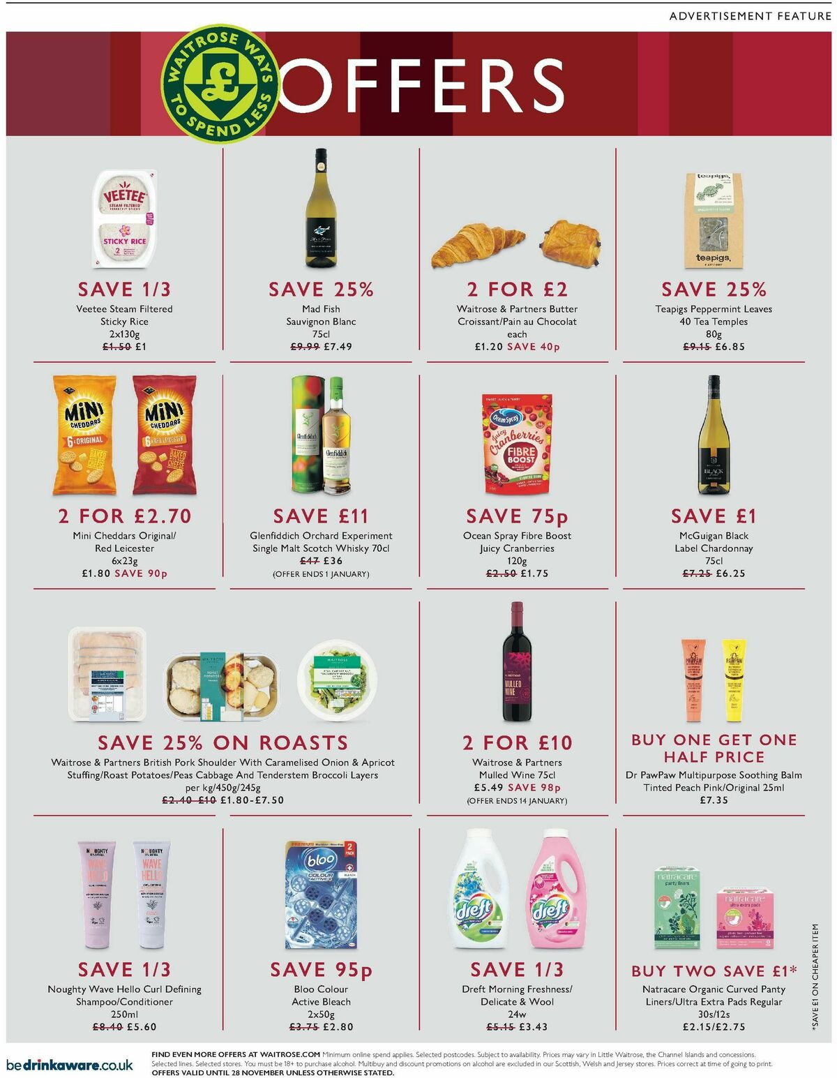 Waitrose Offers from 16 November