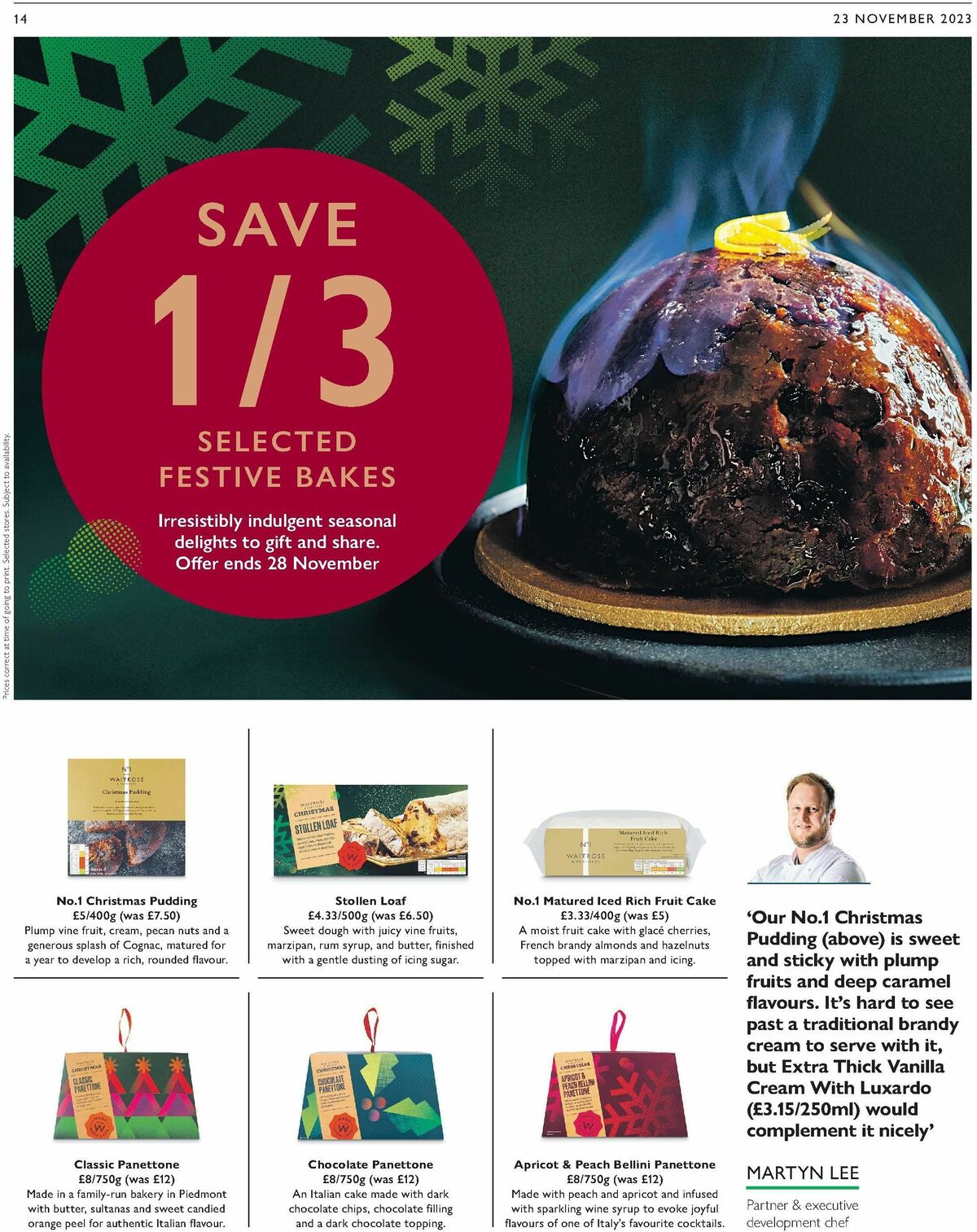 Waitrose Offers from 23 November