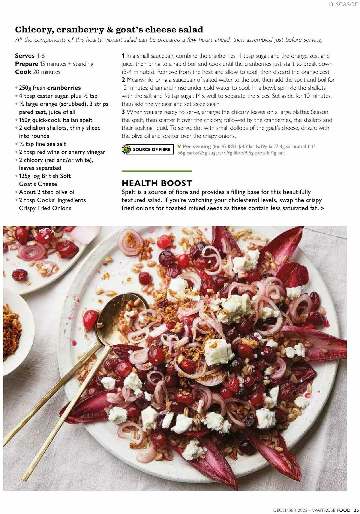 Waitrose Magazine December Offers from 1 December