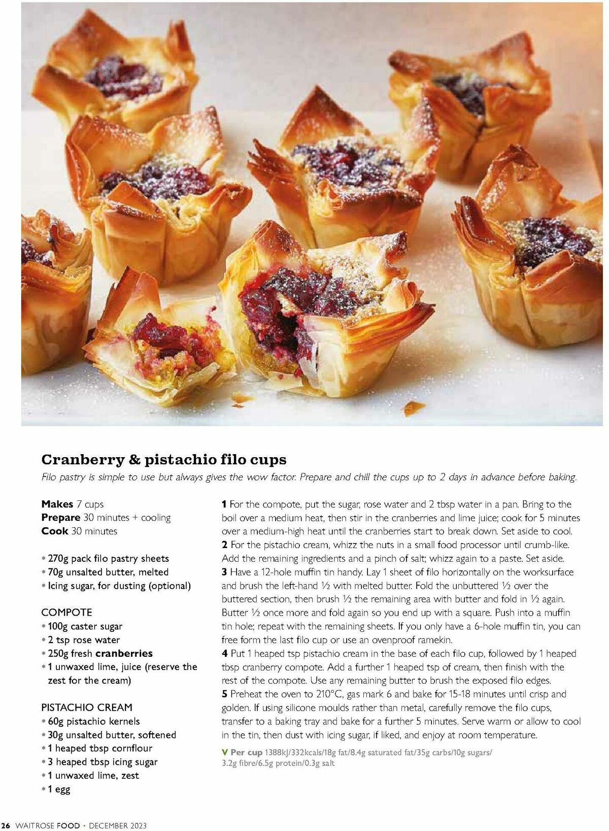 Waitrose Magazine December Offers from 1 December