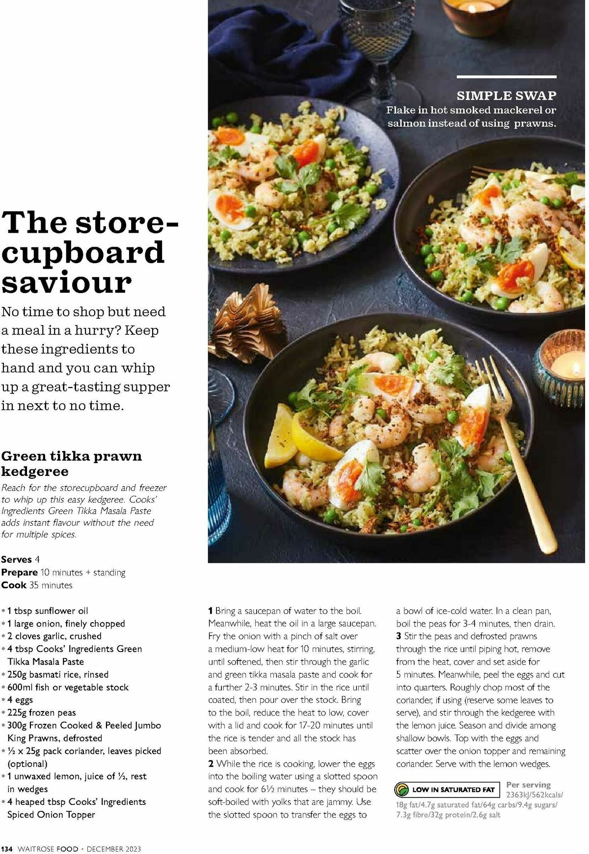 Waitrose Magazine December Offers from 1 December