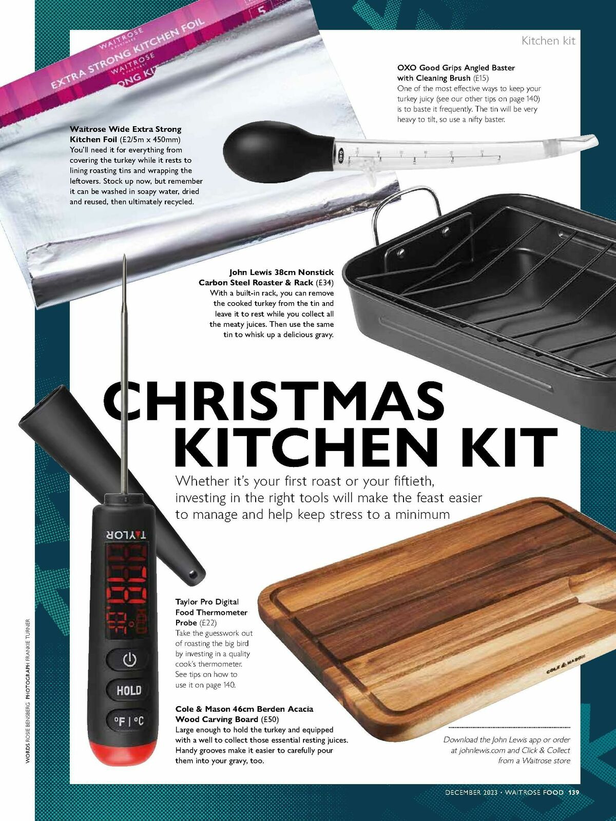 Waitrose Magazine December Offers from 1 December