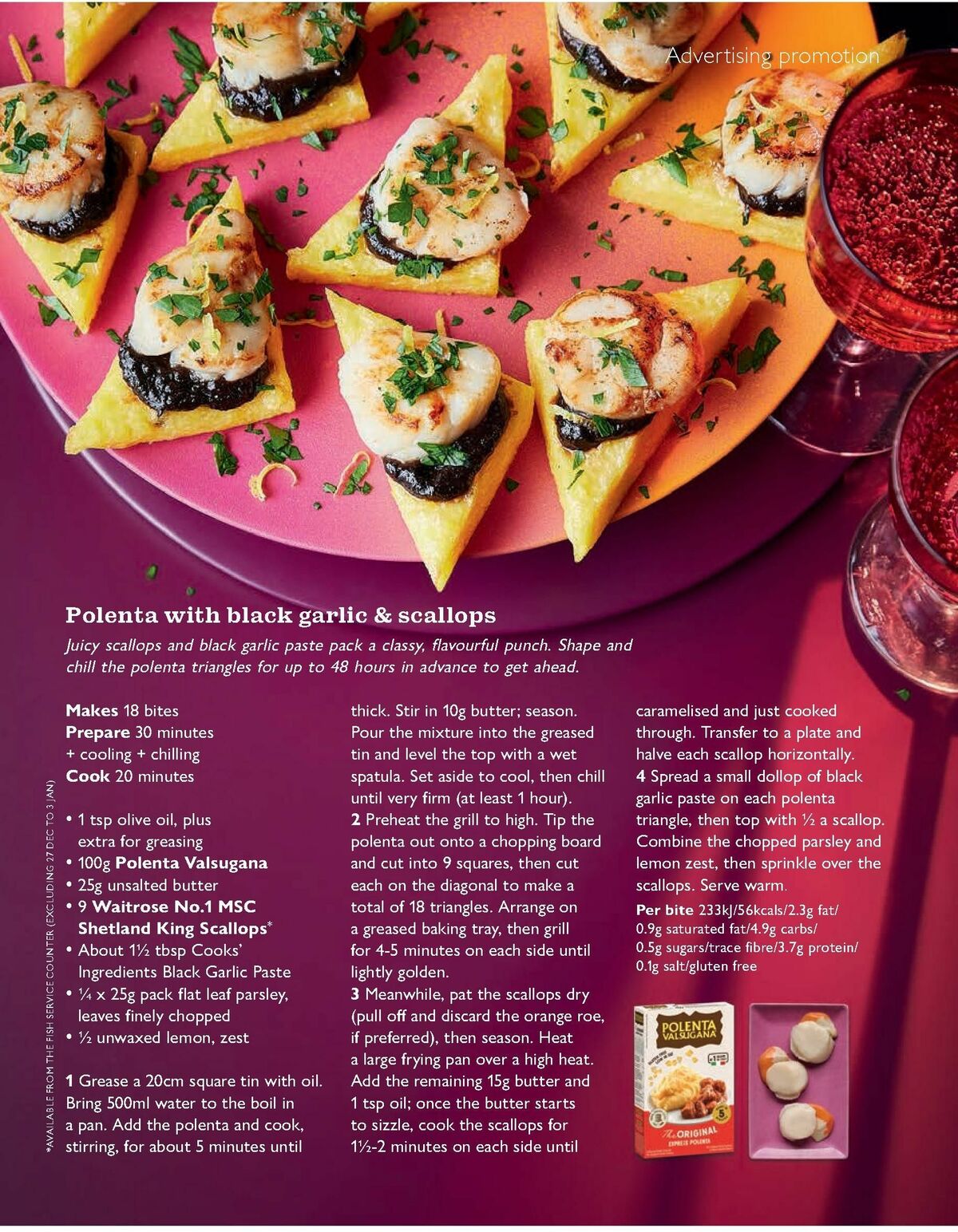 Waitrose Magazine December Offers from 1 December