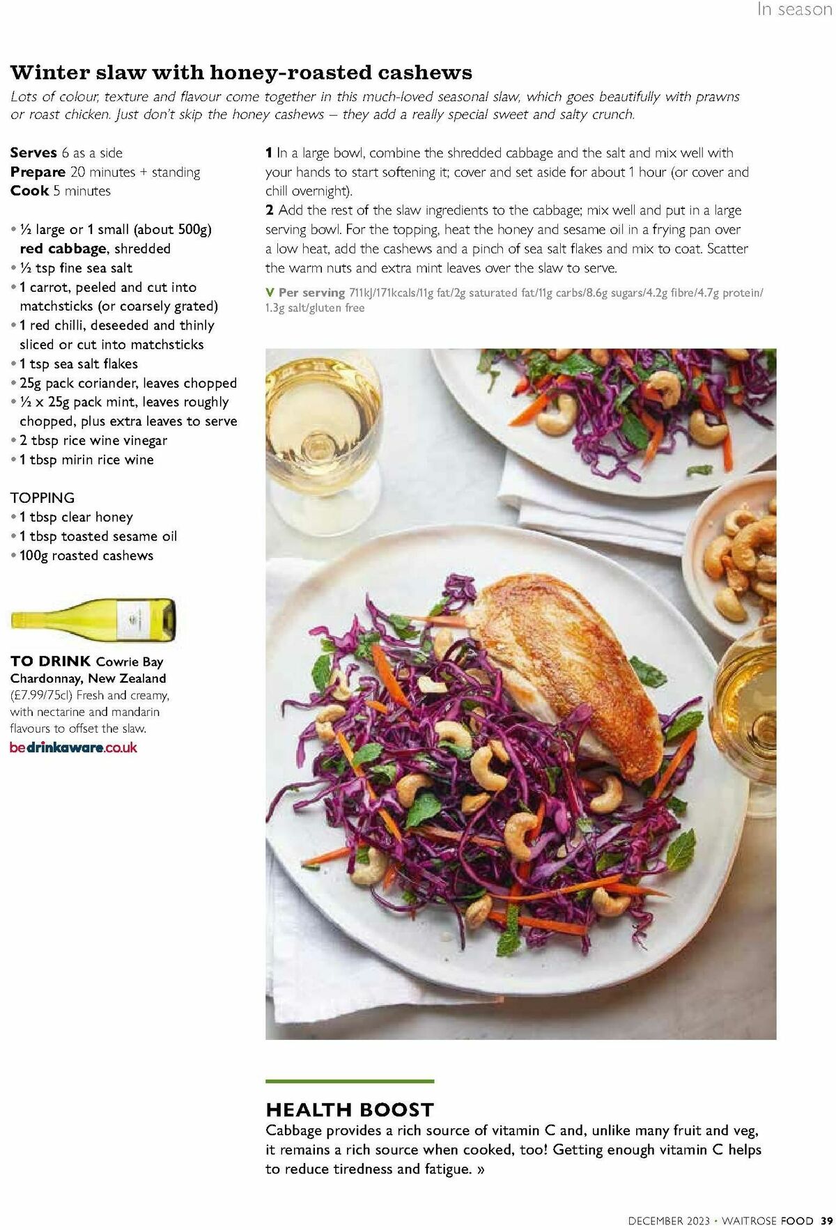 Waitrose Magazine December Offers from 1 December