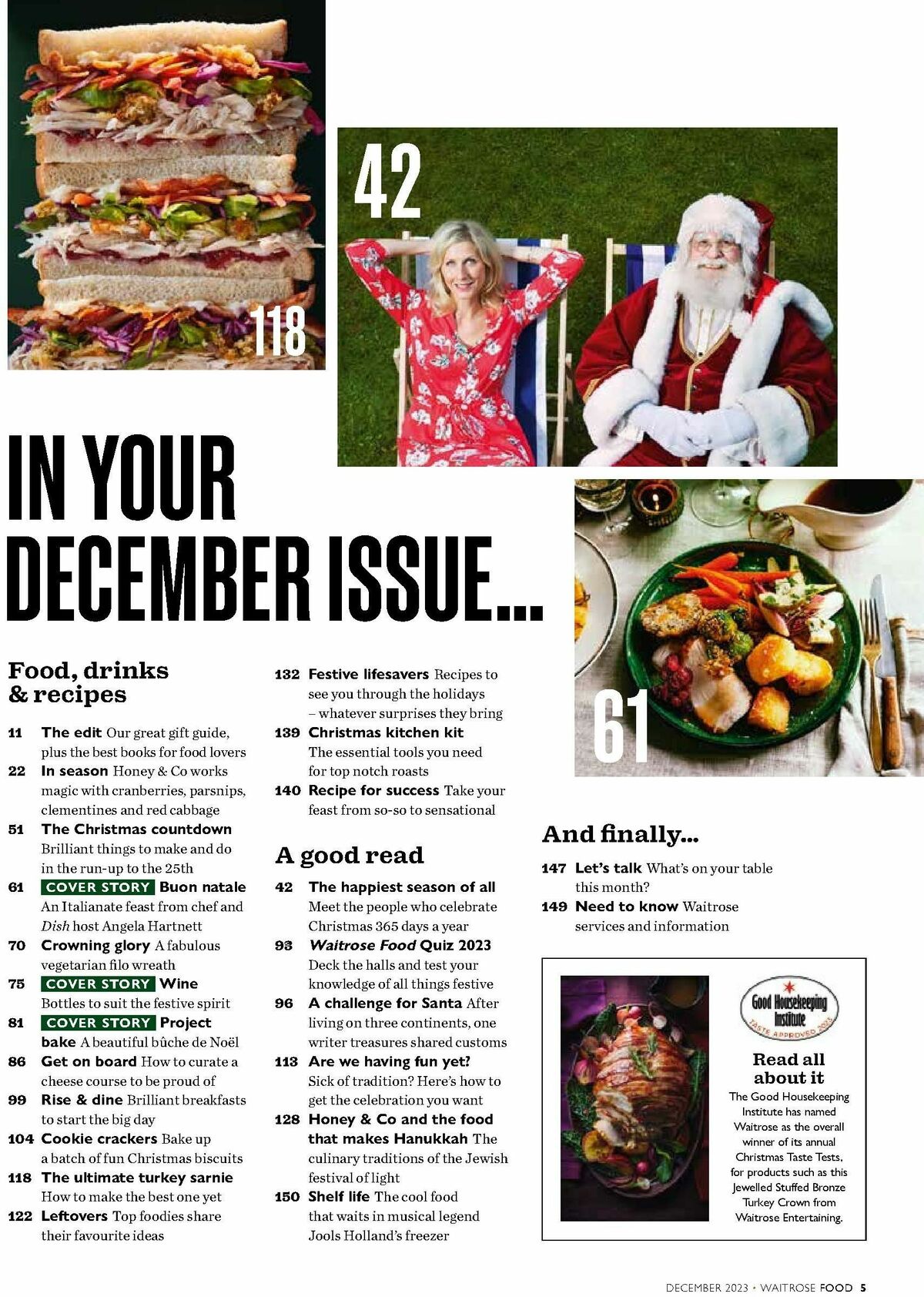 Waitrose Magazine December Offers from 1 December