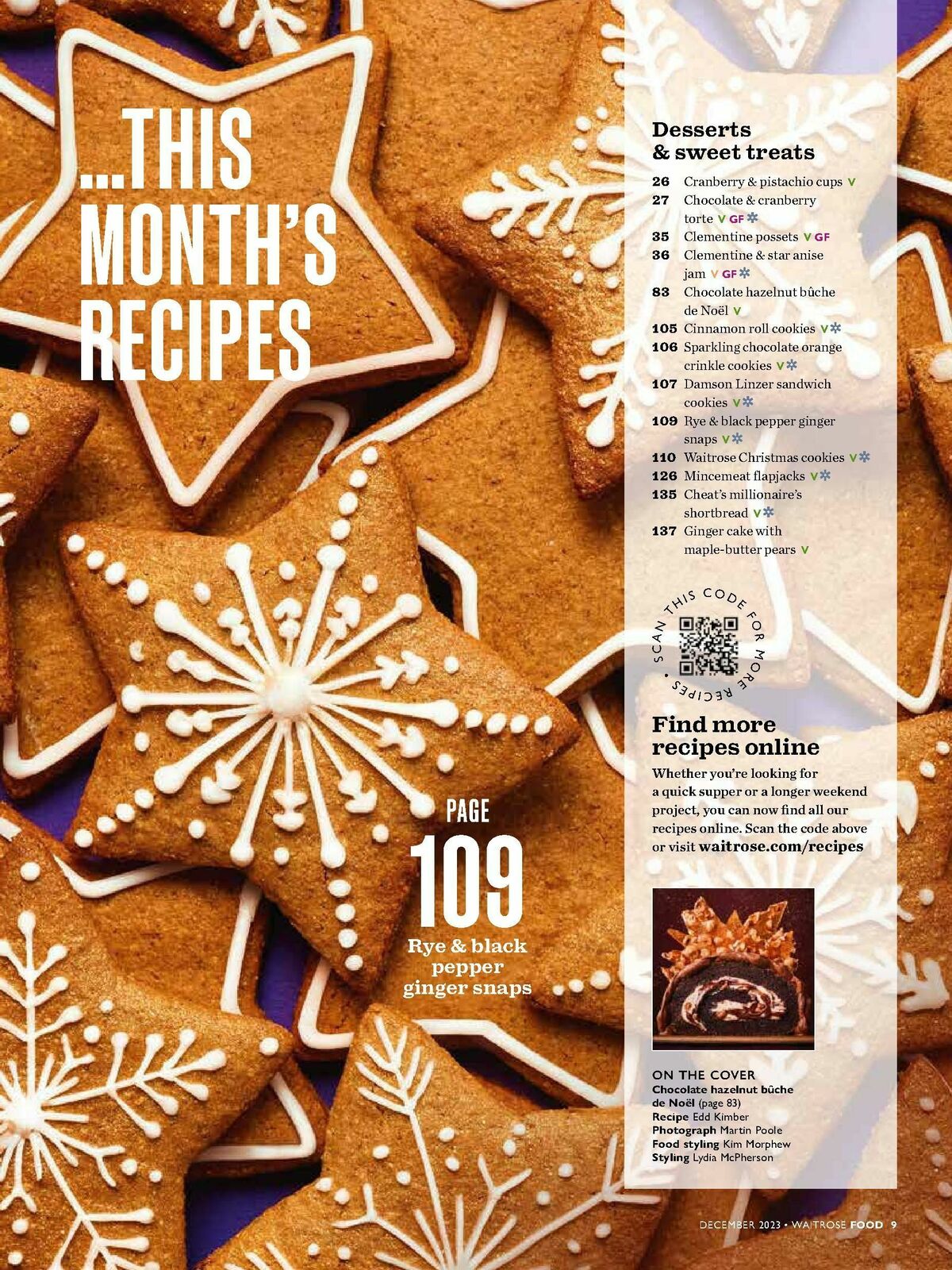 Waitrose Magazine December Offers from 1 December