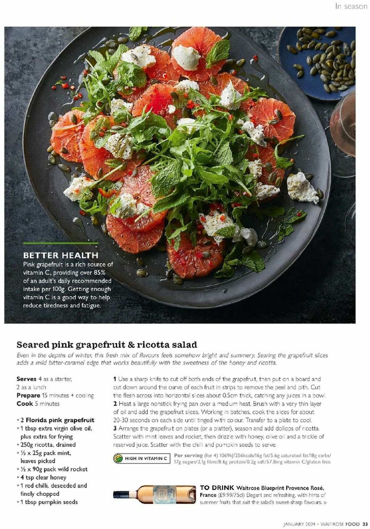 Waitrose Food Magazine January Offers from 1 January