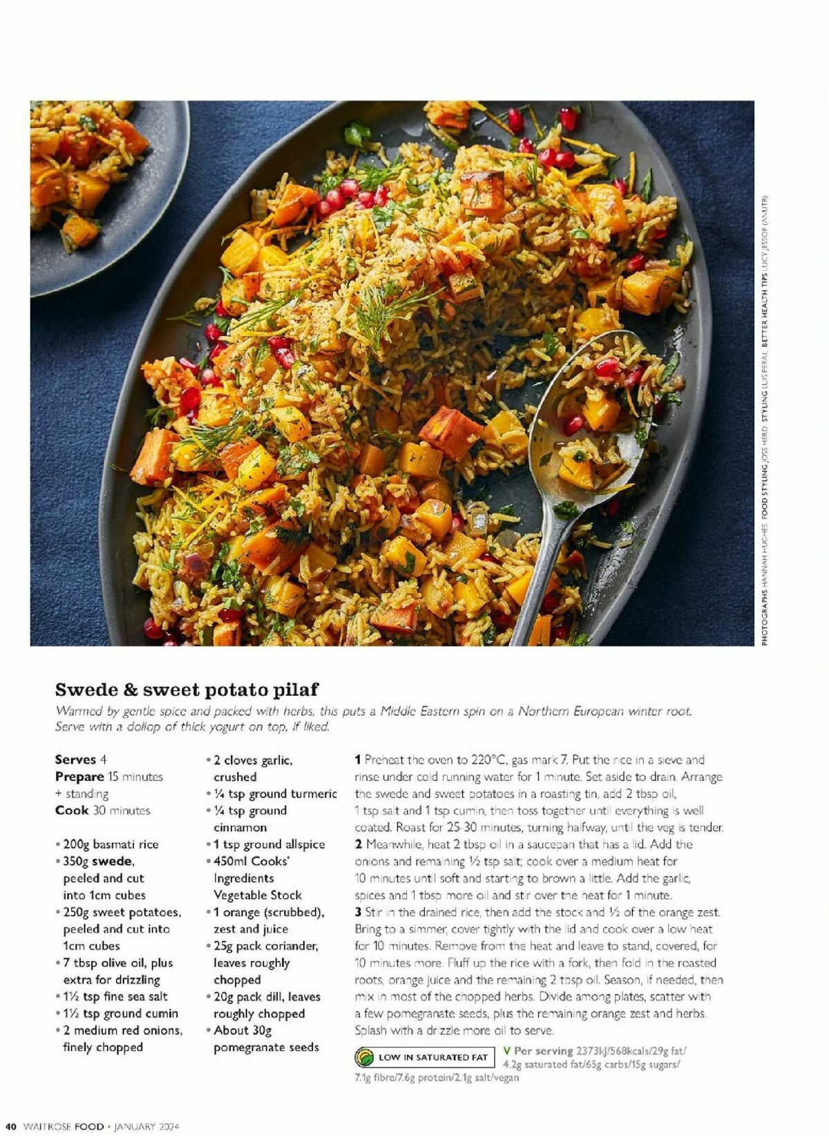 Waitrose Food Magazine January Offers from 1 January