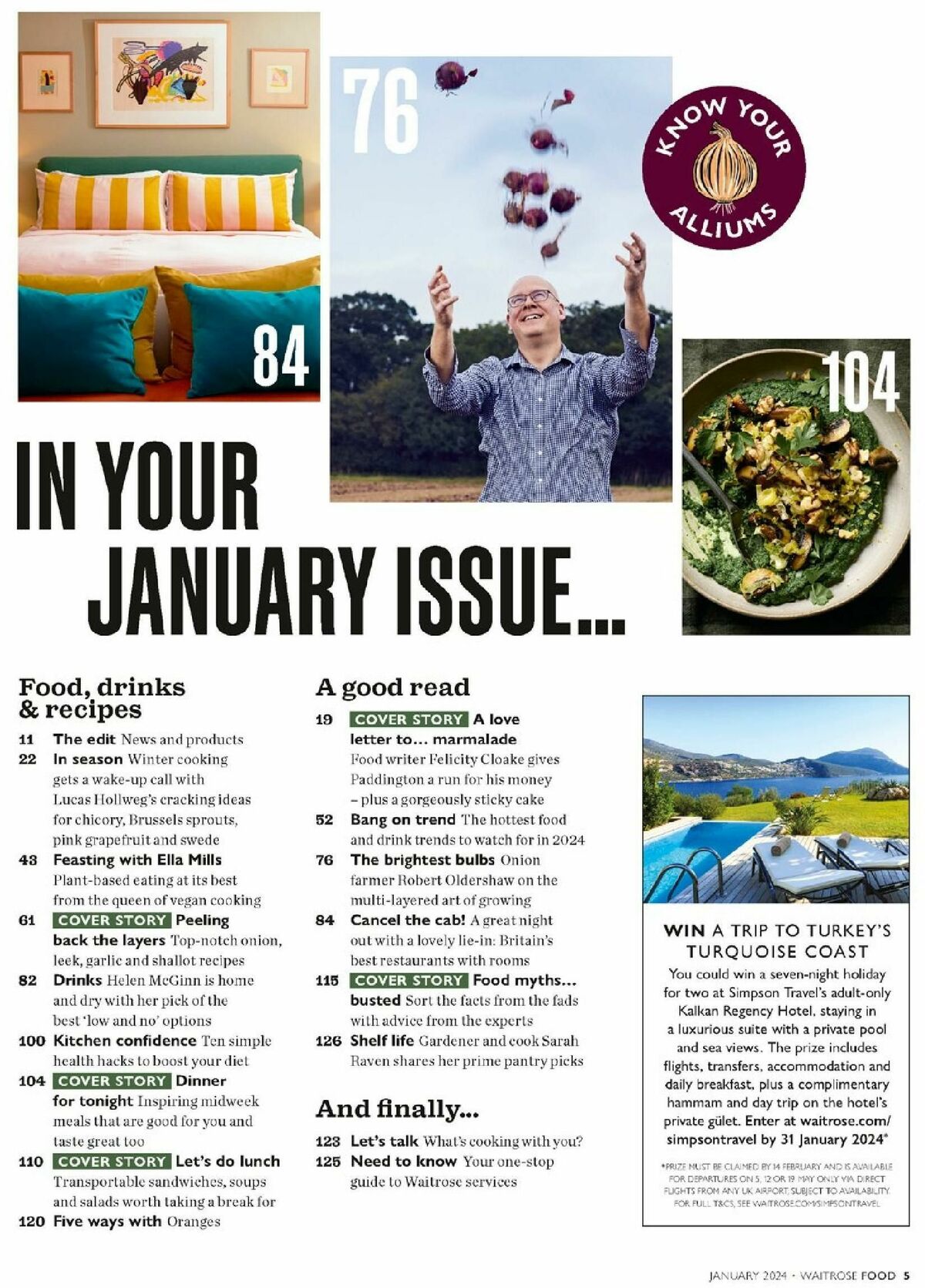 Waitrose Food Magazine January Offers from 1 January