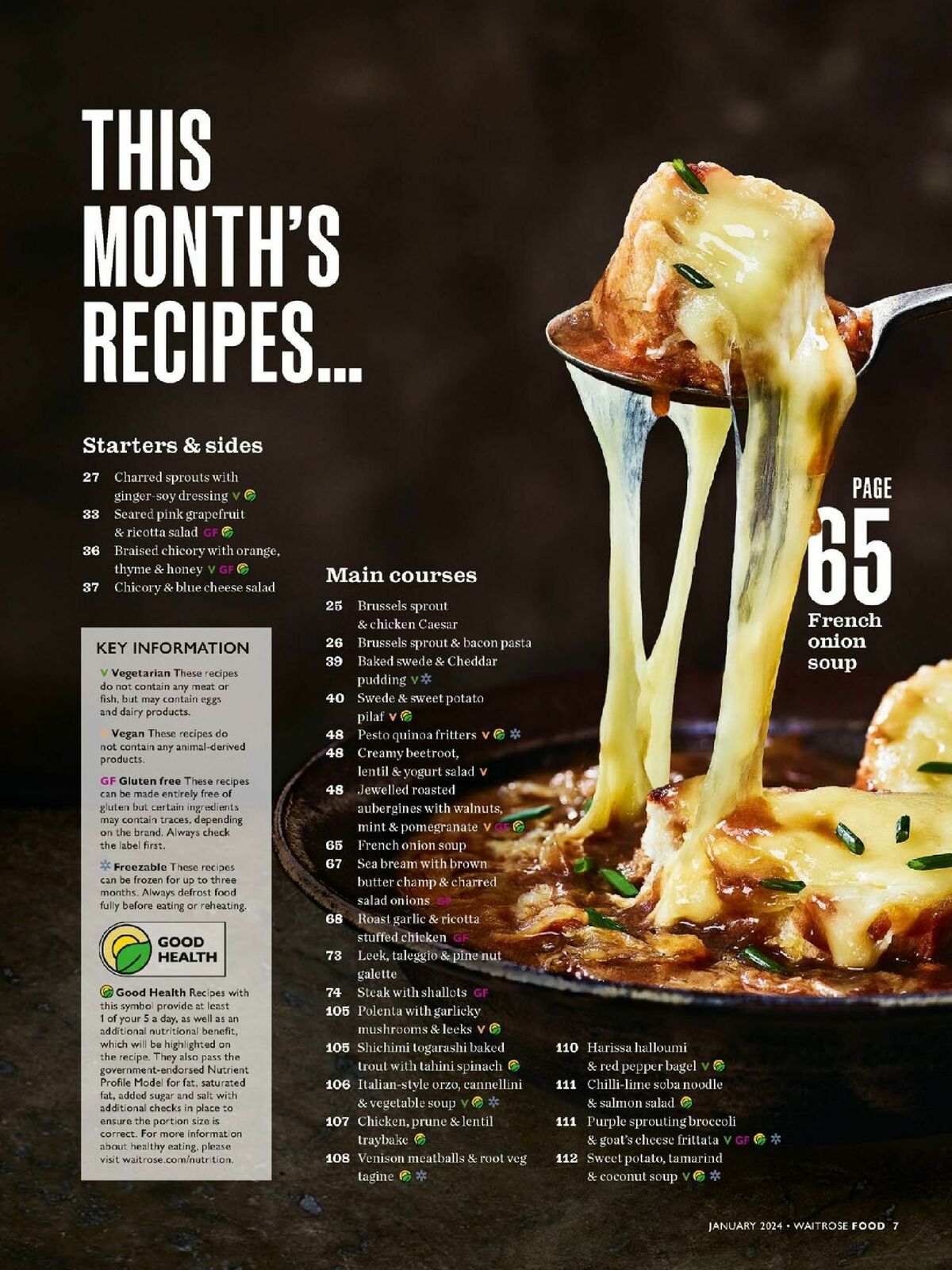 Waitrose Food Magazine January Offers from 1 January