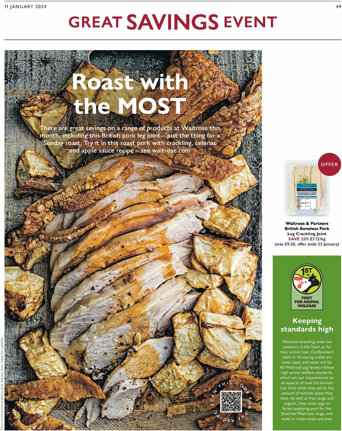 Waitrose Offers from 11 January