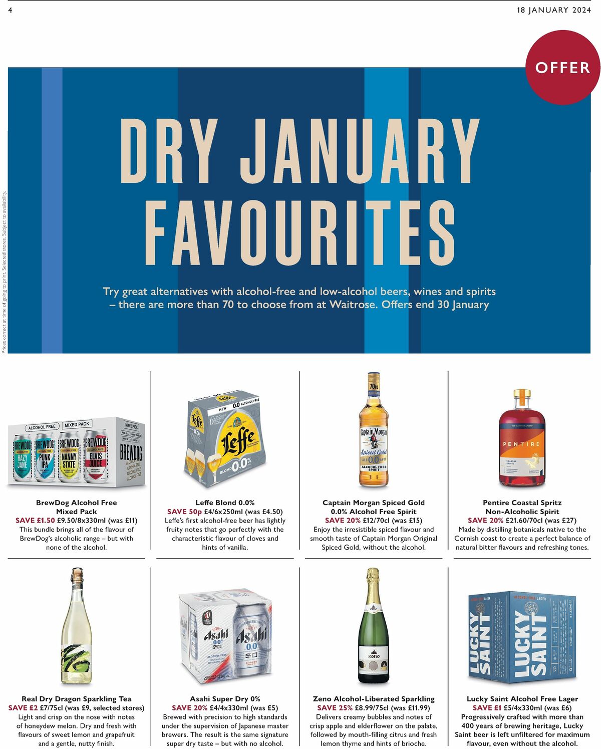 Waitrose Offers from 18 January