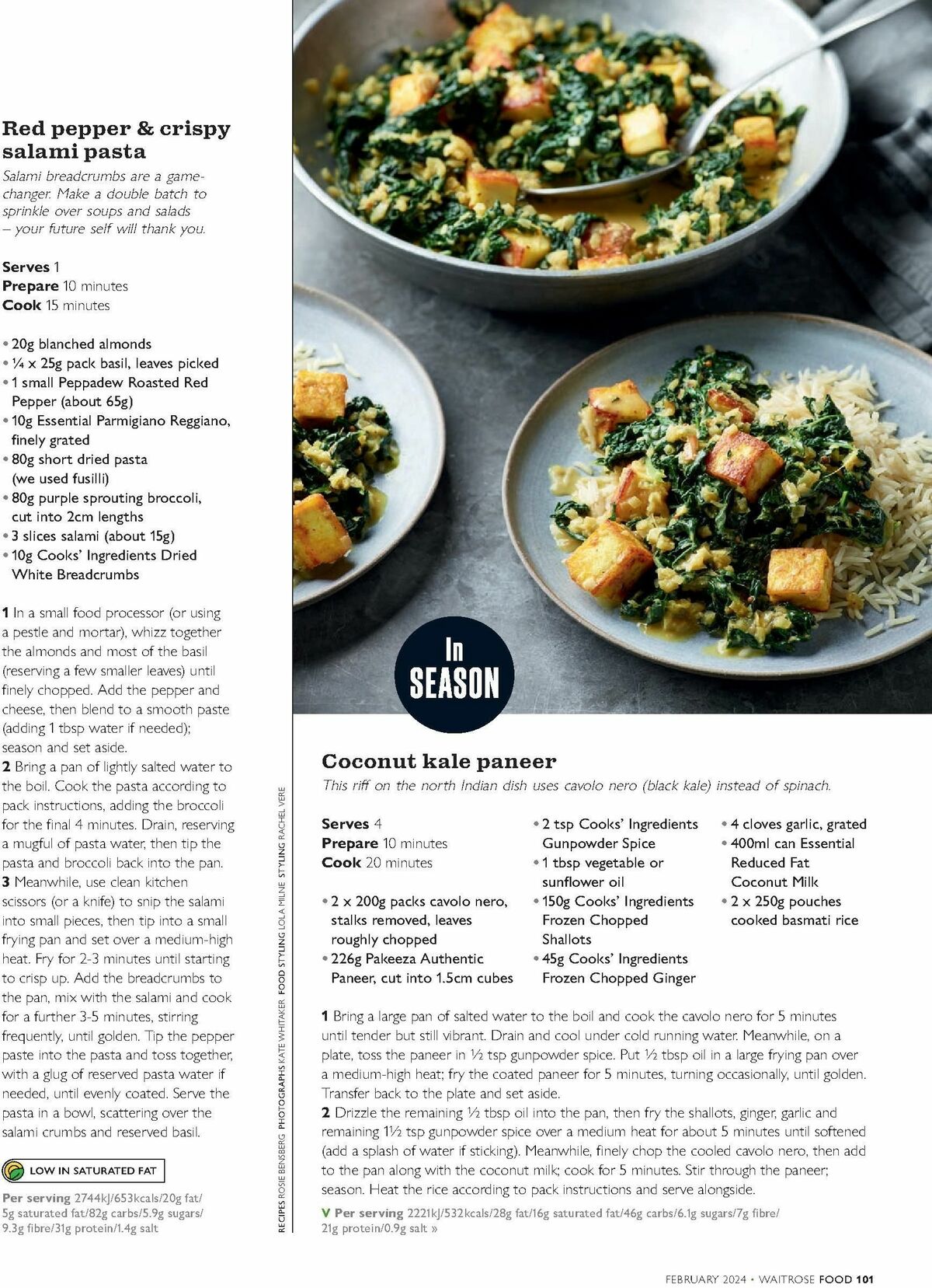 Waitrose Food Magazine February Offers from 1 February