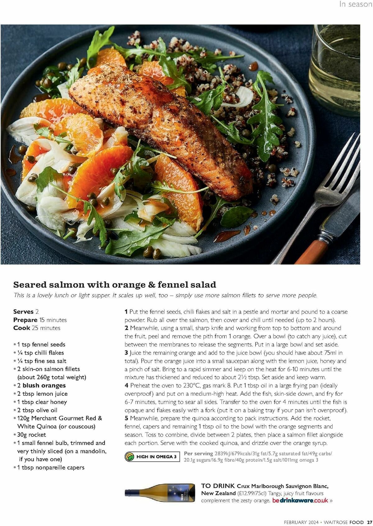 Waitrose Food Magazine February Offers from 1 February