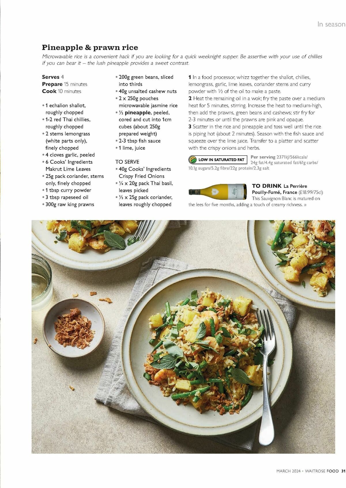 Waitrose Food Magazine March Offers from 1 March