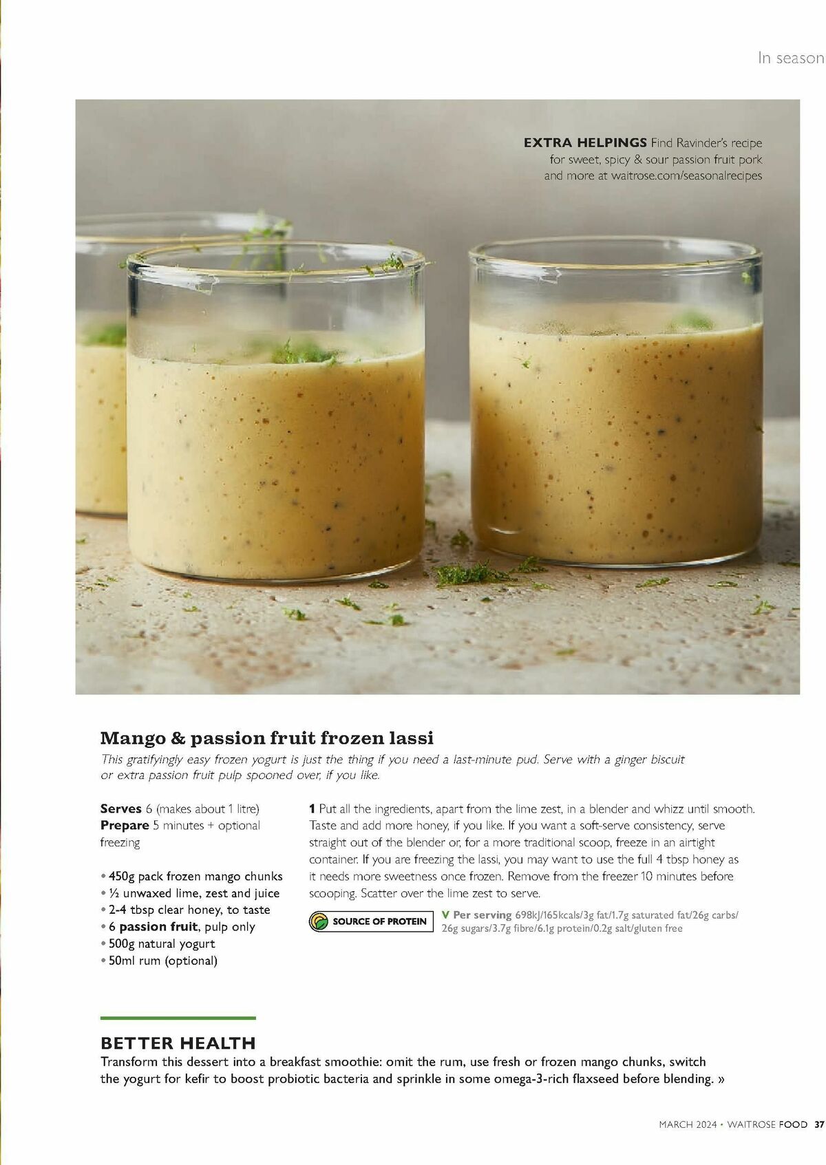 Waitrose Food Magazine March Offers from 1 March