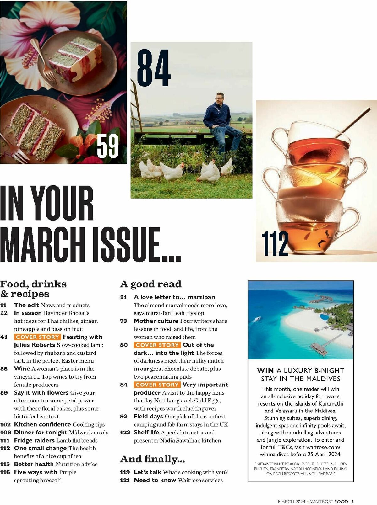 Waitrose Food Magazine March Offers from 1 March