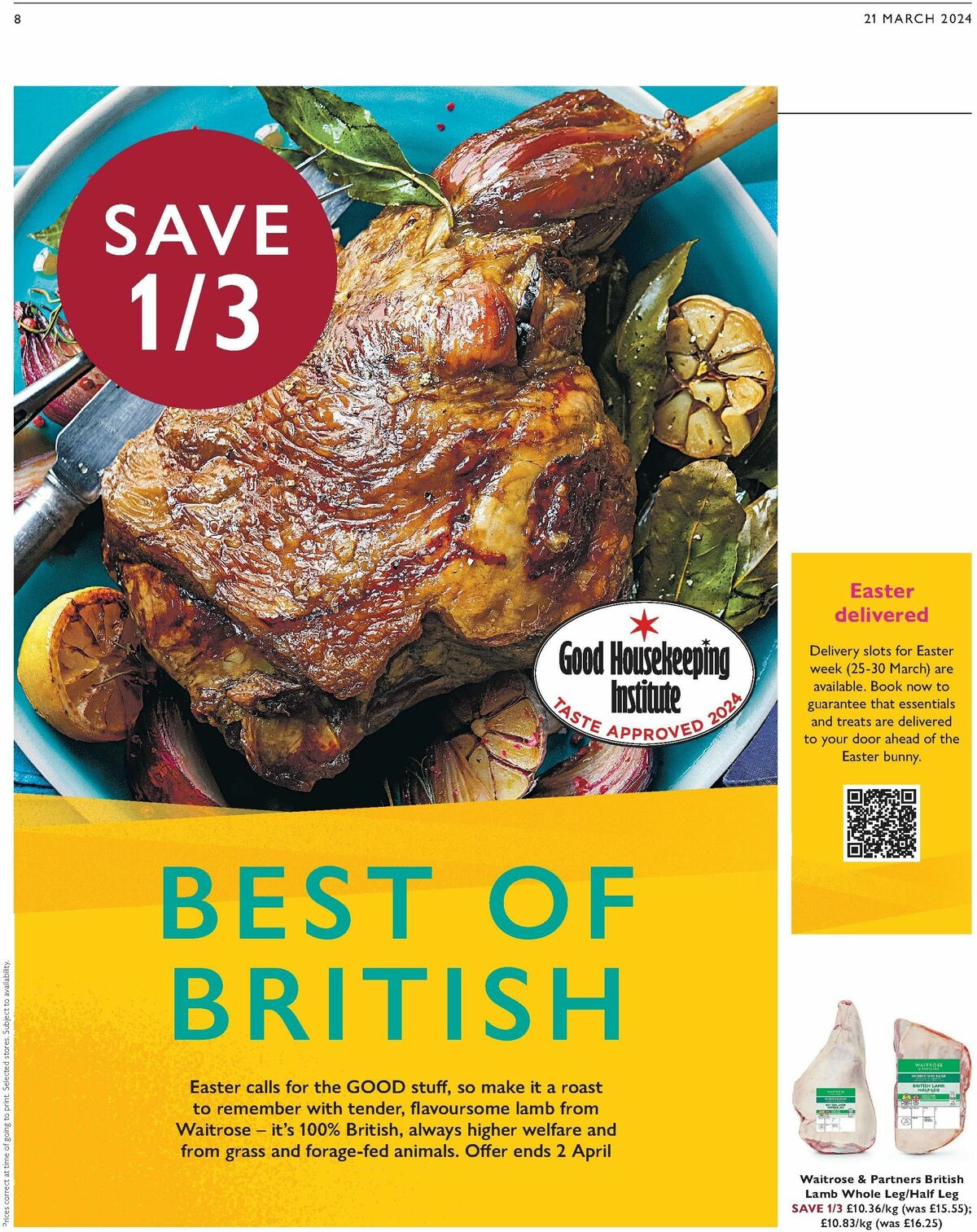 Waitrose Offers from 21 March