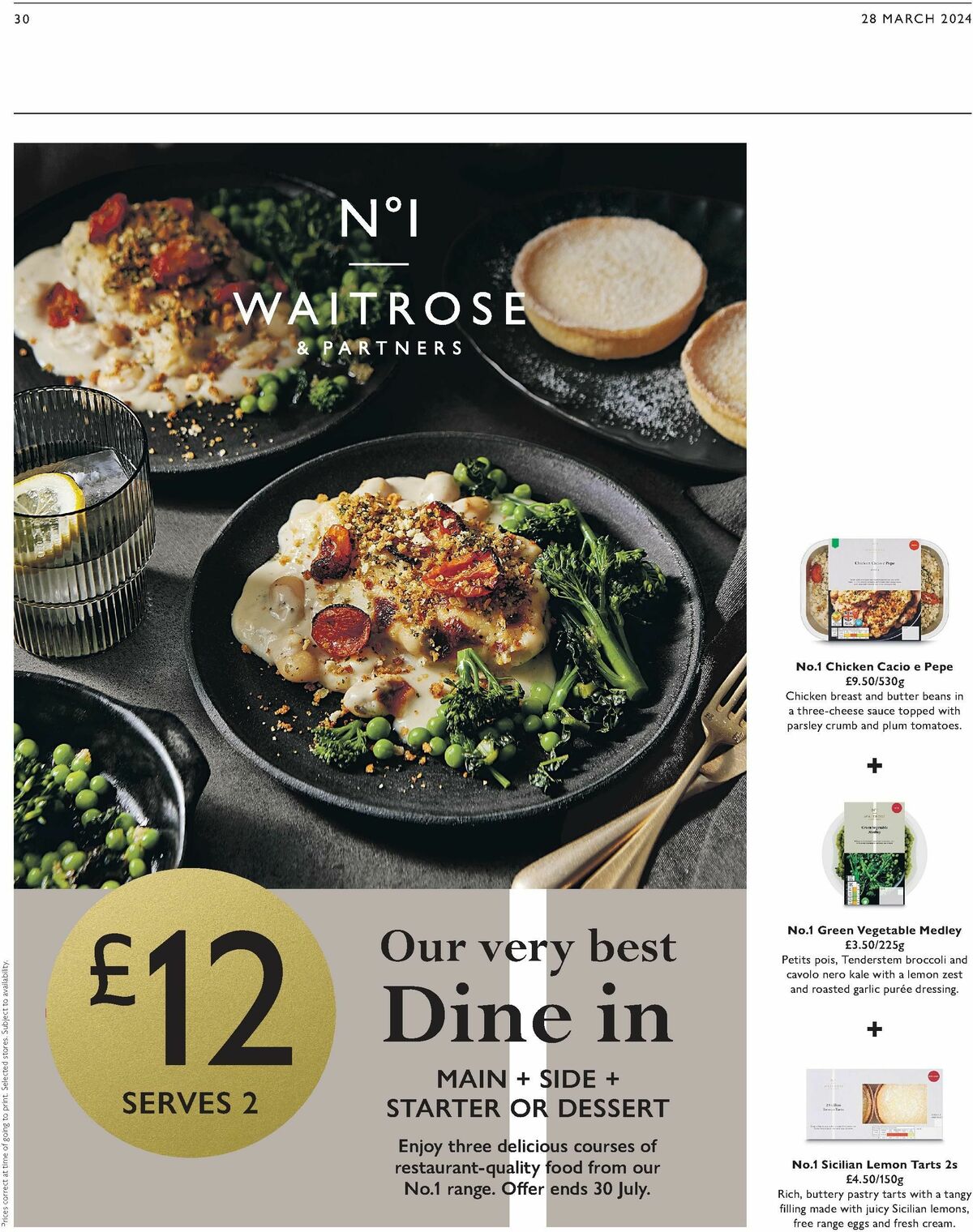 Waitrose Offers from 28 March