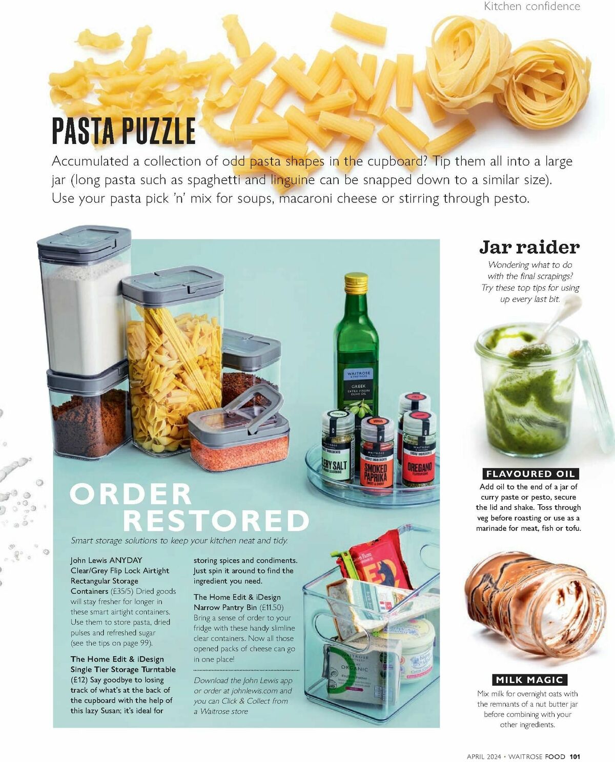 Waitrose Food Magazine April Offers from 1 April