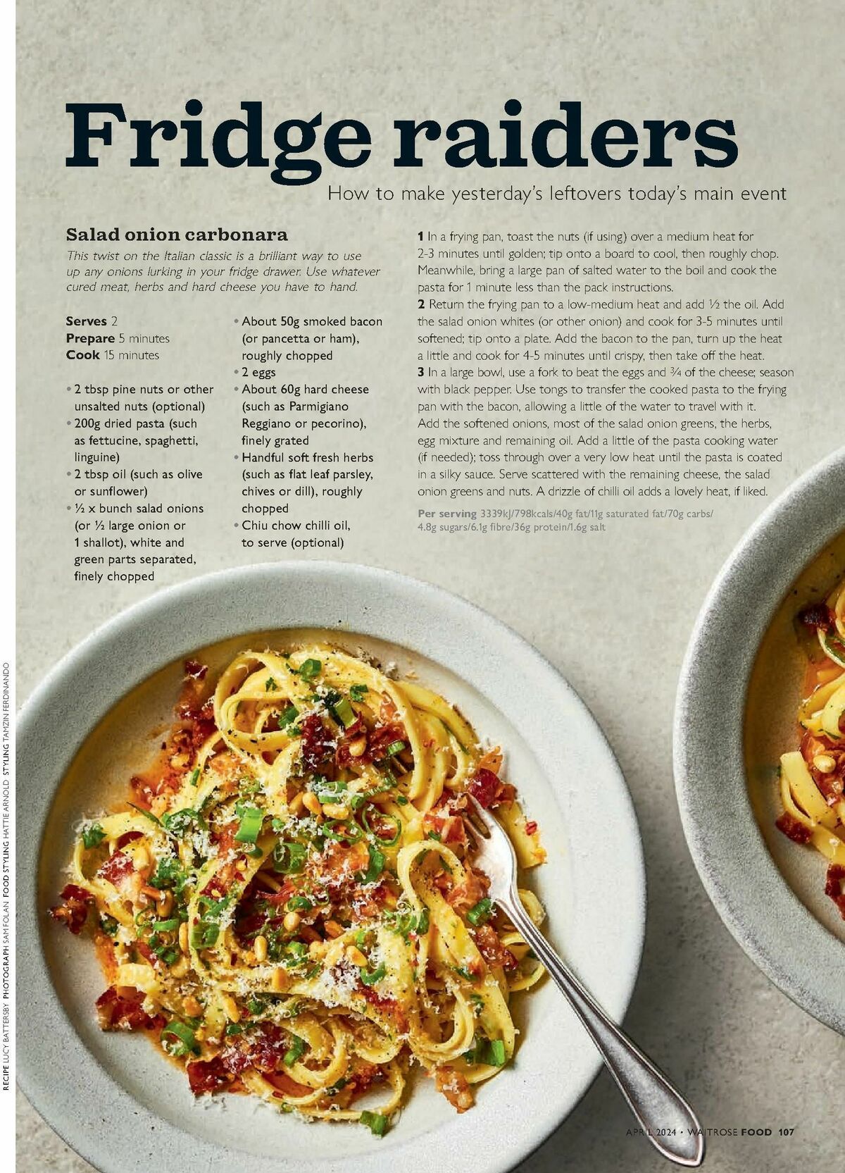 Waitrose Food Magazine April Offers from 1 April