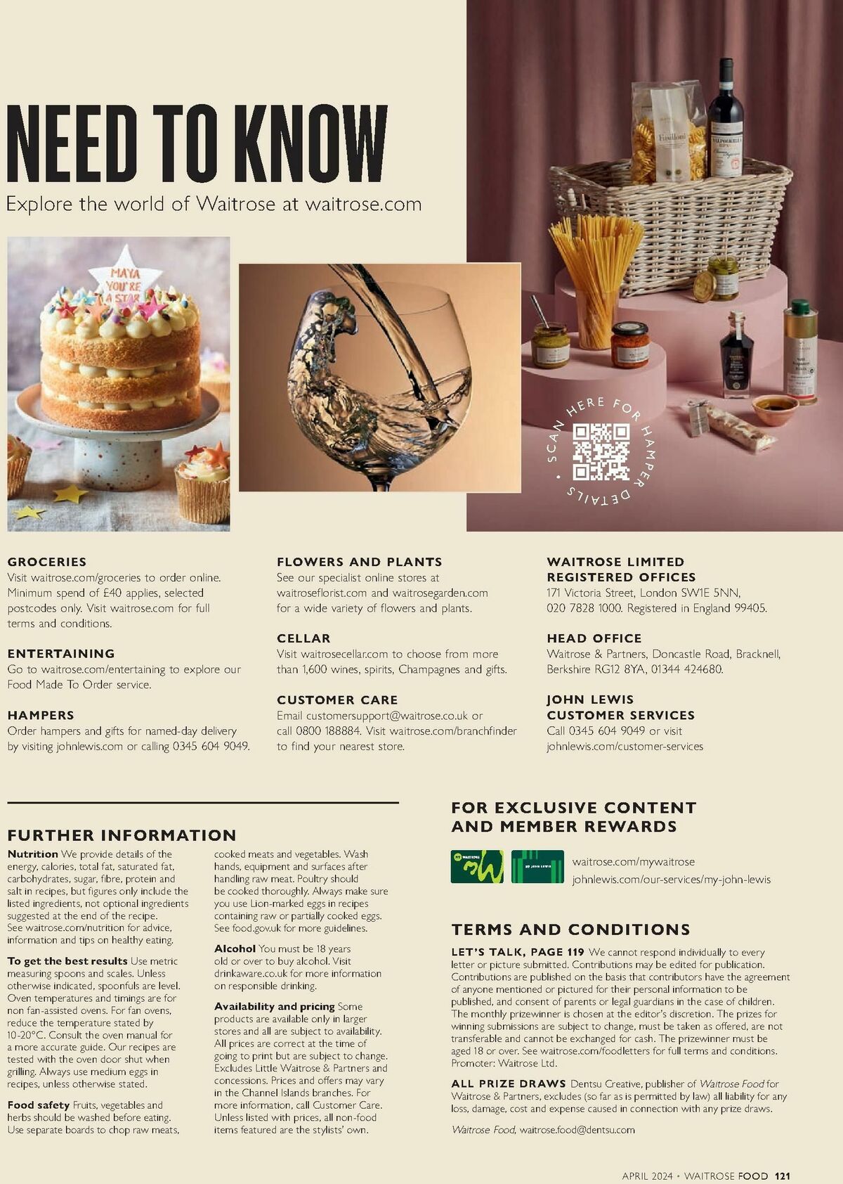 Waitrose Food Magazine April Offers from 1 April