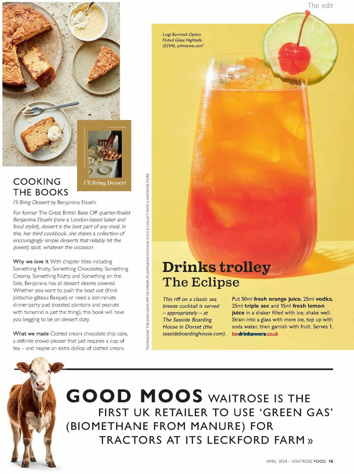 Waitrose Food Magazine April Offers from 1 April