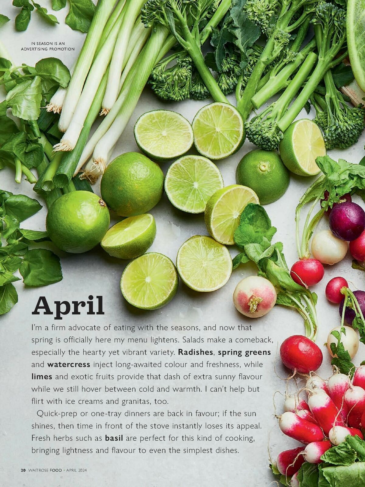 Waitrose Food Magazine April Offers from 1 April