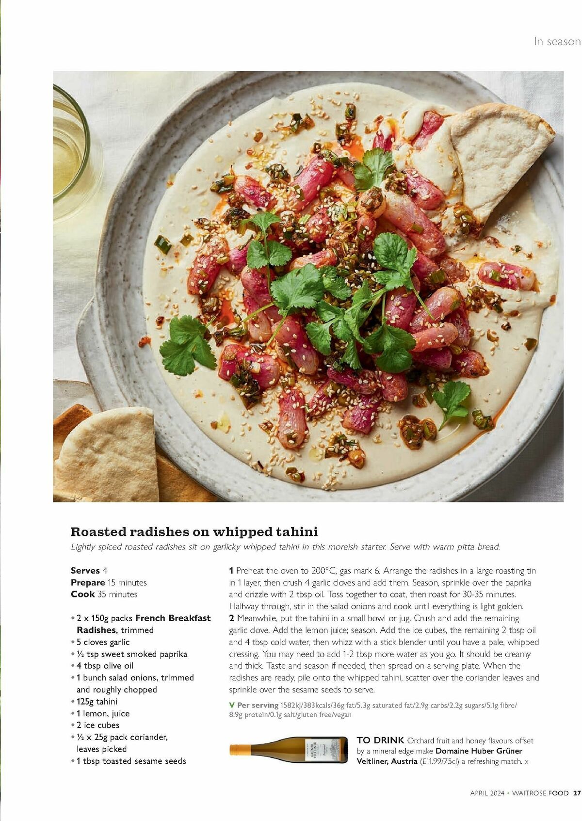 Waitrose Food Magazine April Offers from 1 April