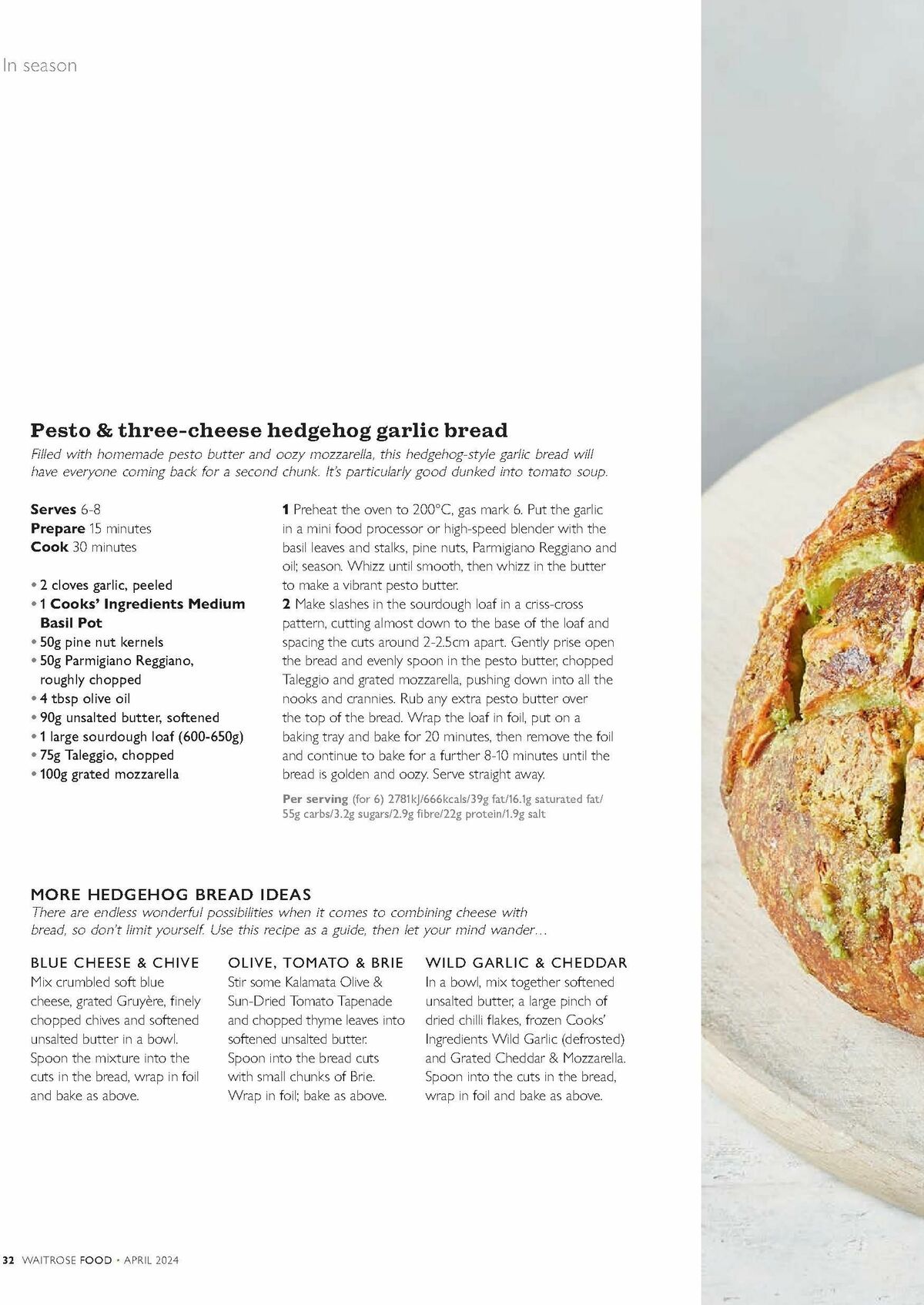 Waitrose Food Magazine April Offers from 1 April