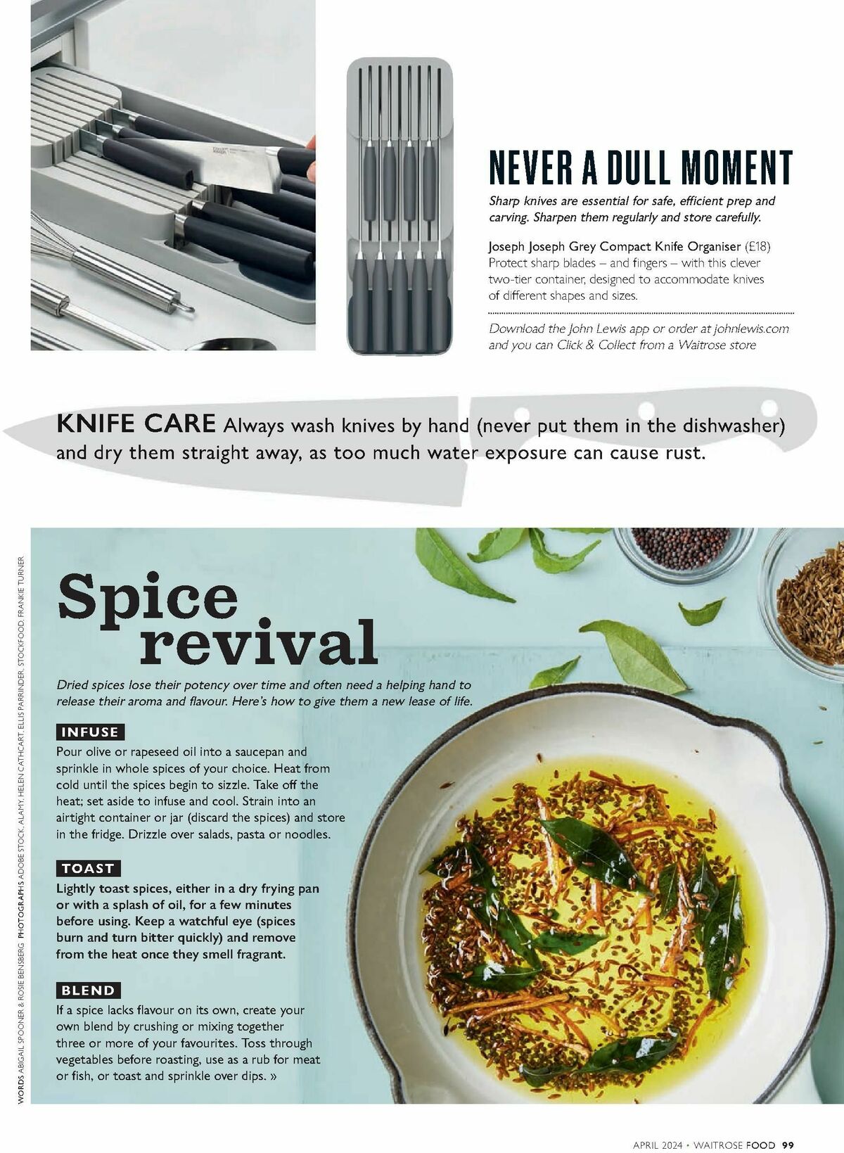 Waitrose Food Magazine April Offers from 1 April