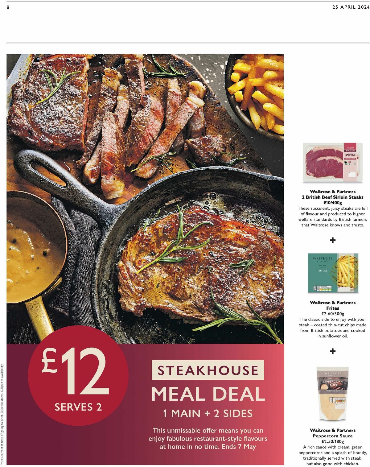 Waitrose Offers from 25 April