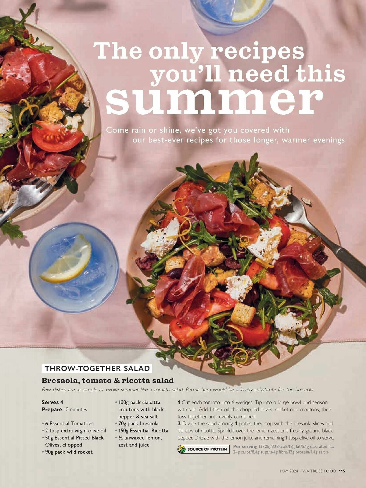 Waitrose Food Magazine May Offers from 1 May