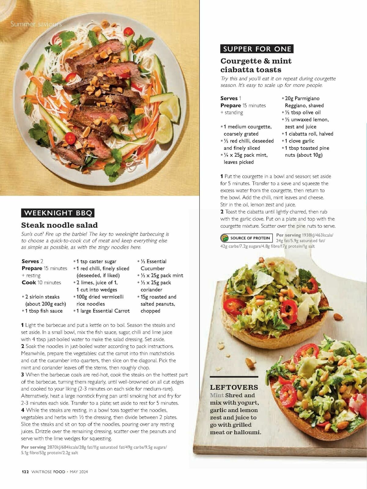 Waitrose Food Magazine May Offers from 1 May