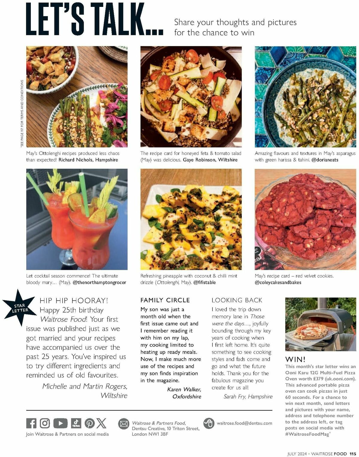 Waitrose Food Magazine July Offers from 1 July