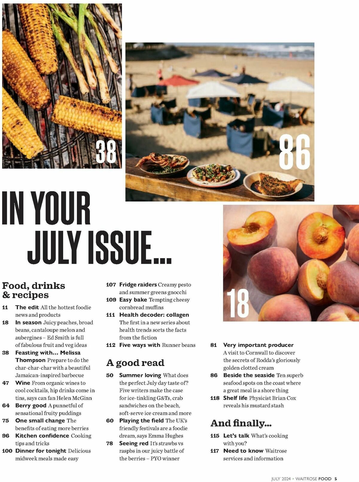 Waitrose Food Magazine July Offers from 1 July