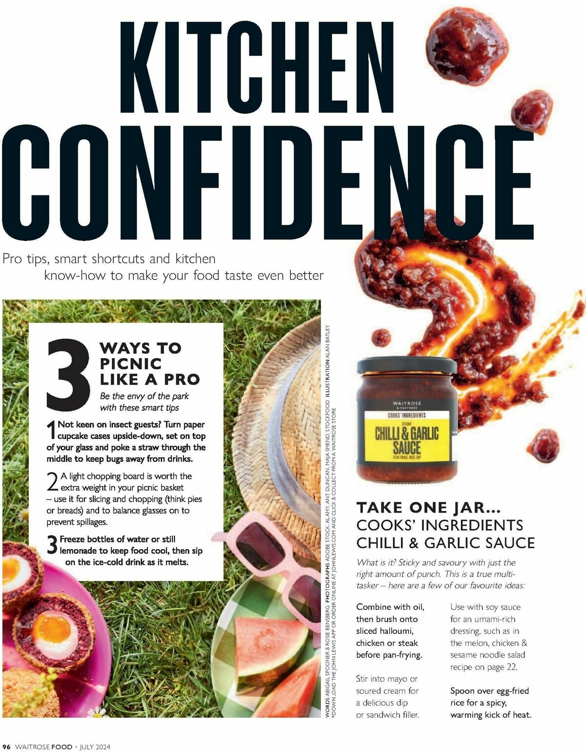 Waitrose Food Magazine July Offers from 1 July