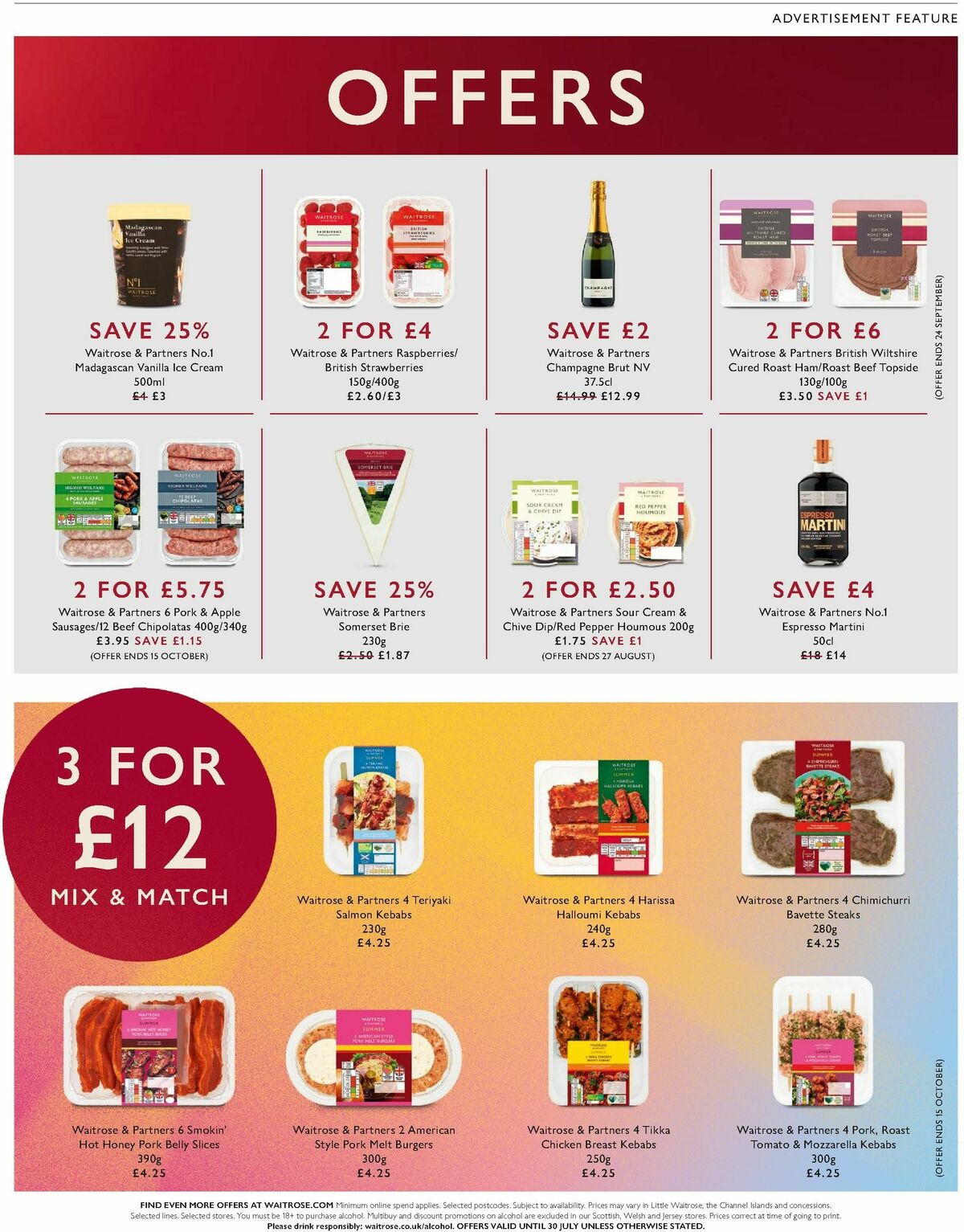 Waitrose Offers from 25 July